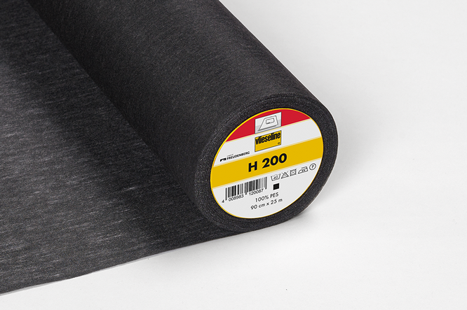 Gewebeeinlage Vlieseline ® H200 softline schwarz
