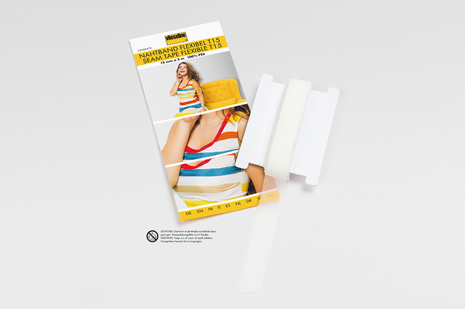 Vlieseline Nahtband Flexibel 1,5cm 5m weiß