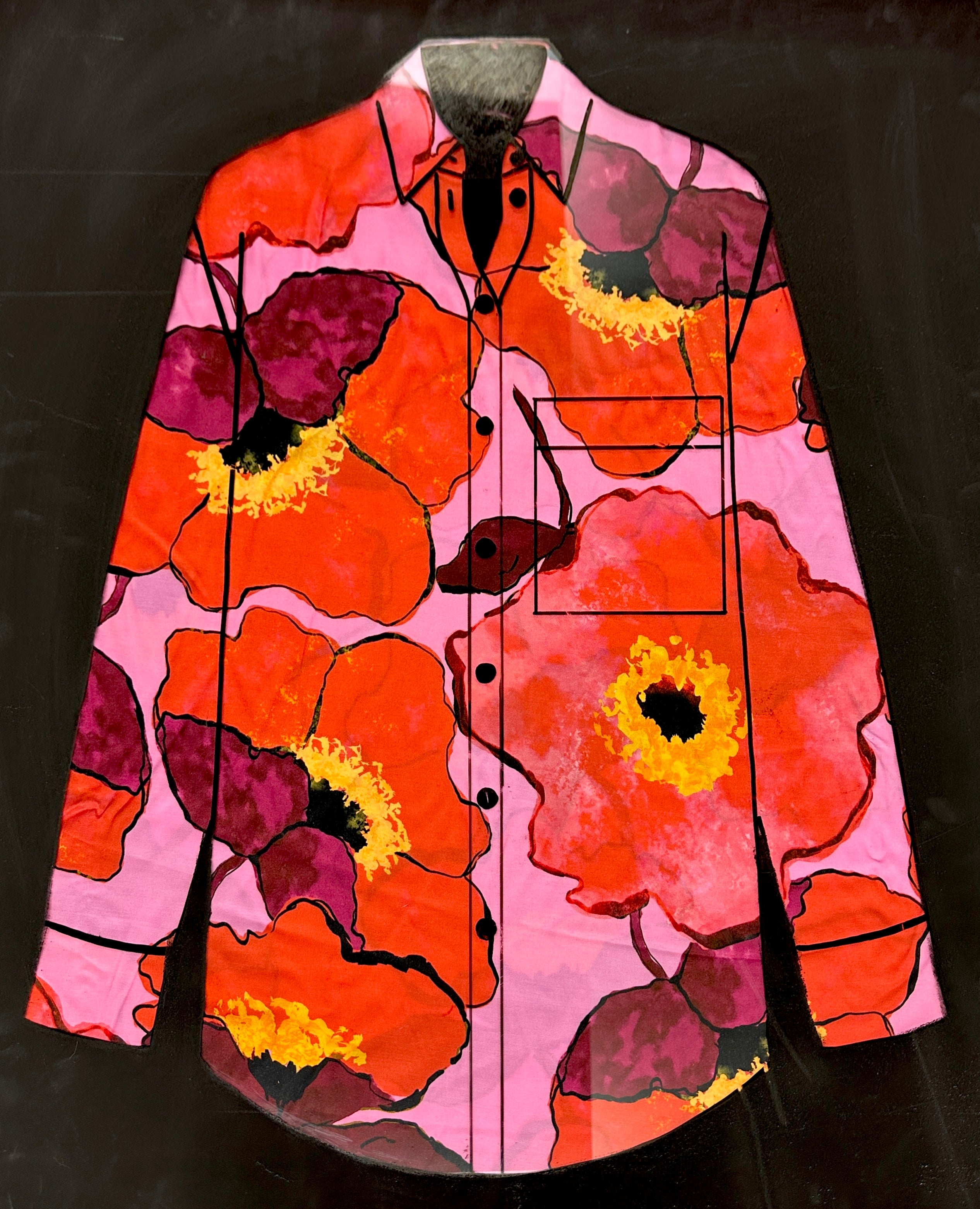 No. 1955 Viskosesatin EcoVero pink rot