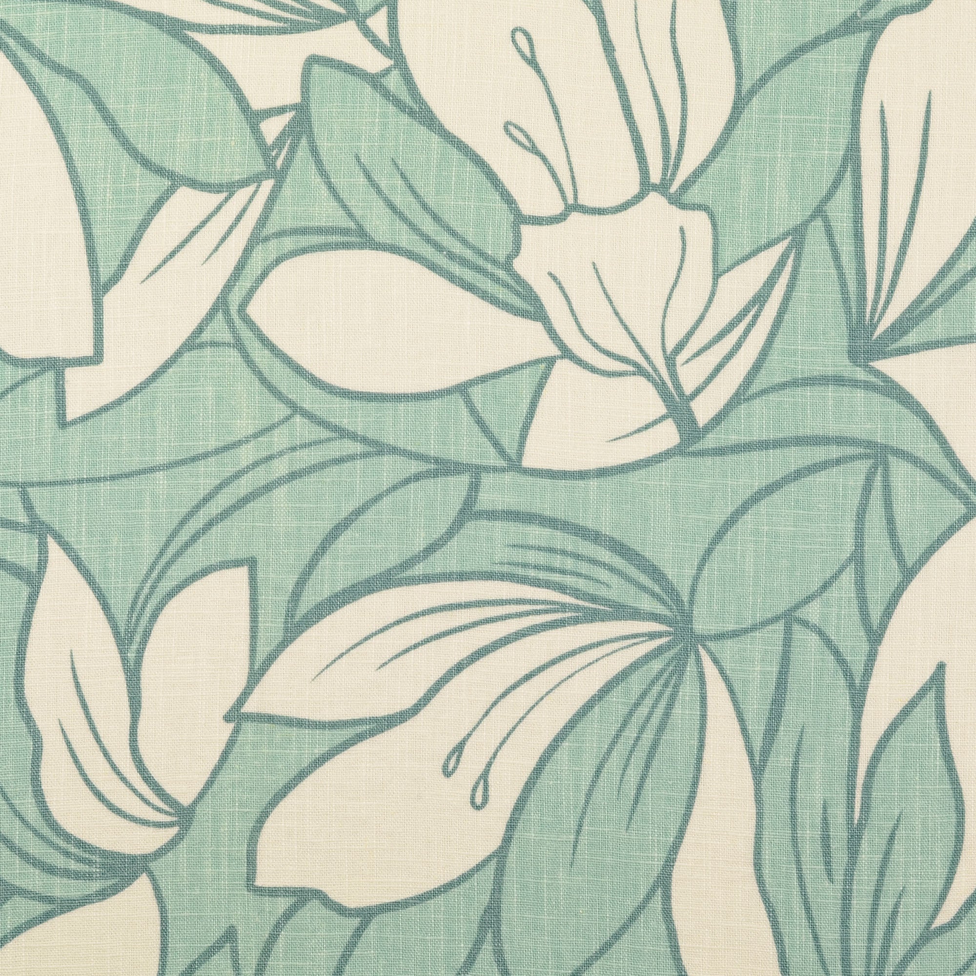 No. 1630Leinenmischung Blumenprint - 4 Farben