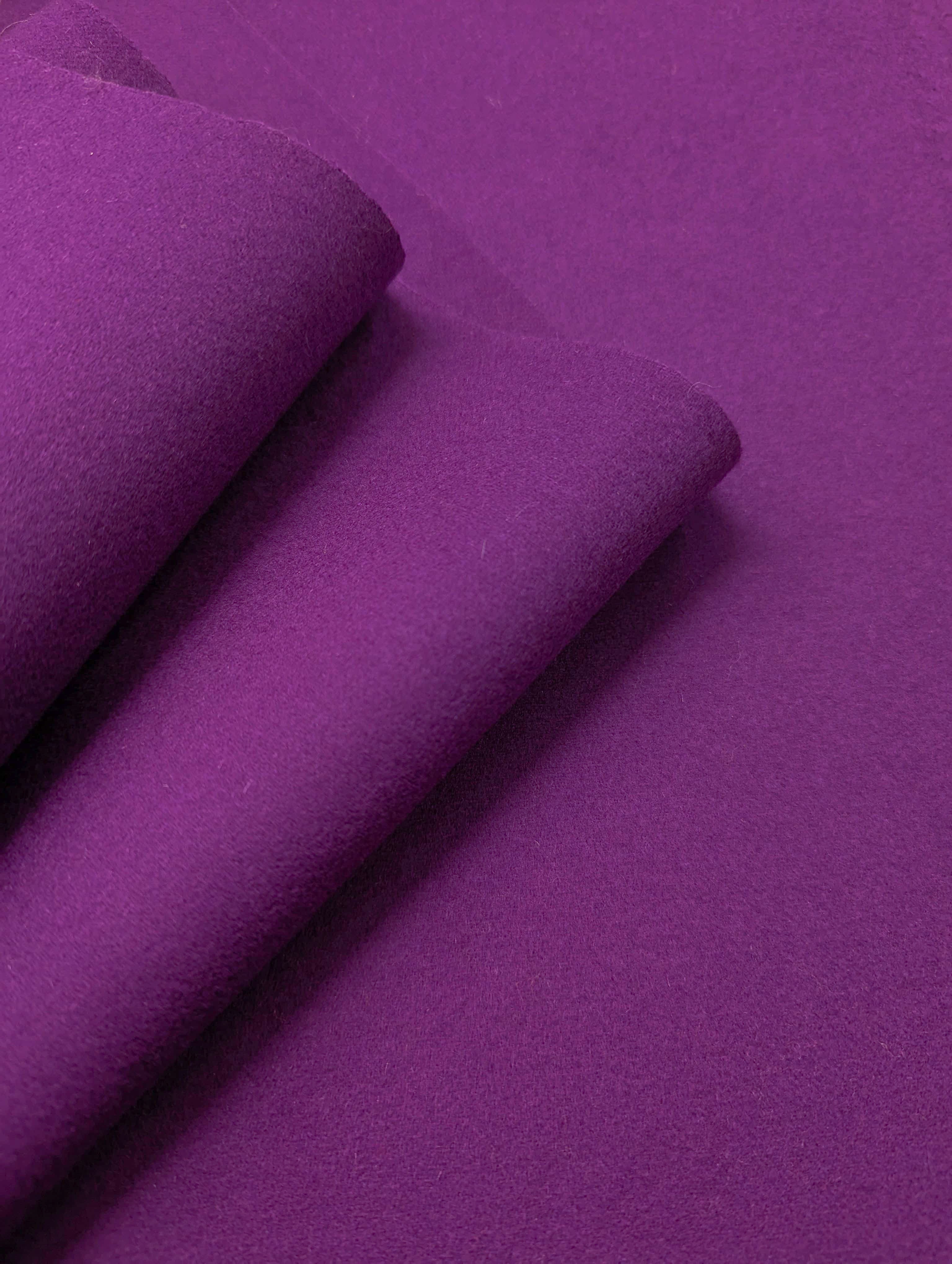 No. 1074 Luxurious coat fabric purple