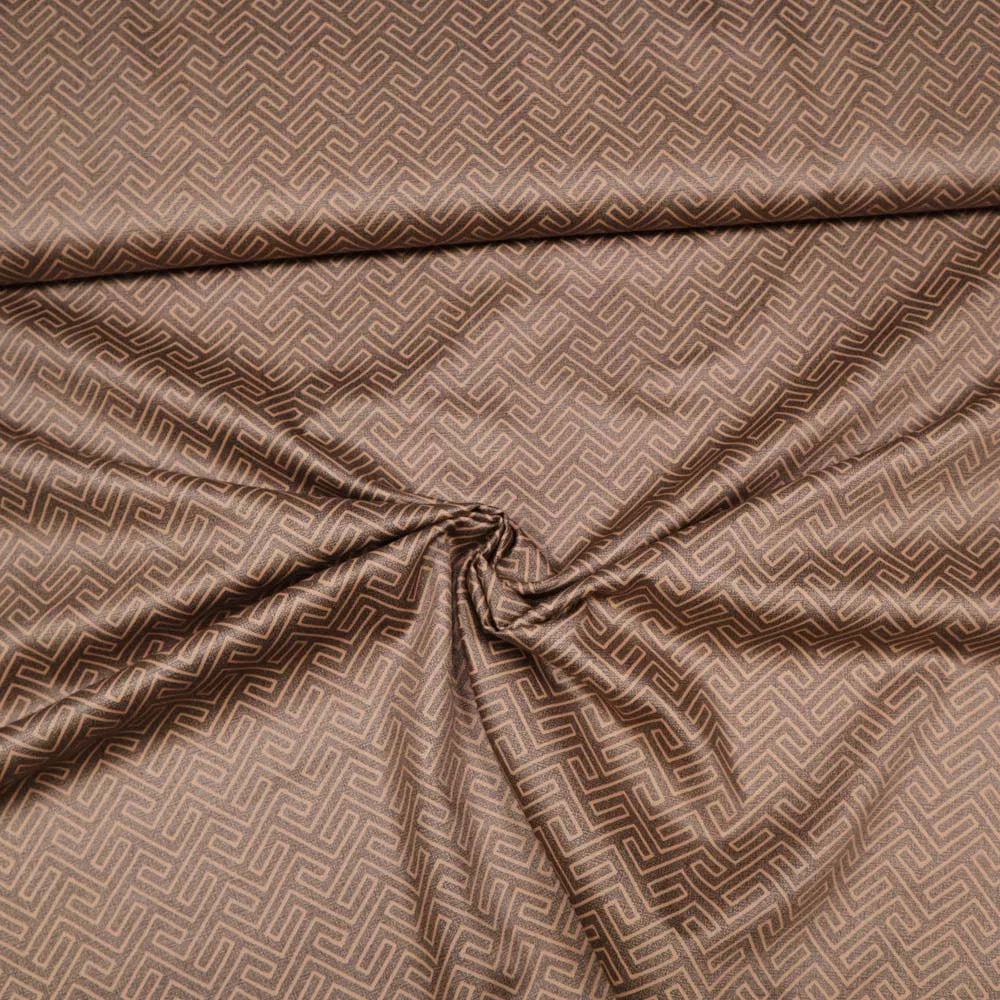 No. 1780 Viskose Satin grafisches Muster
