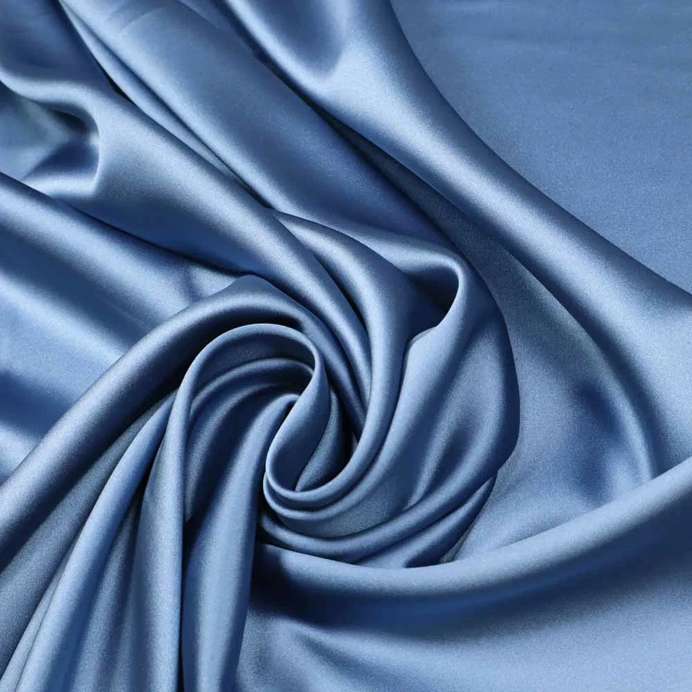 No. 1497 Edel Stretch-Satin blau | 1,00m