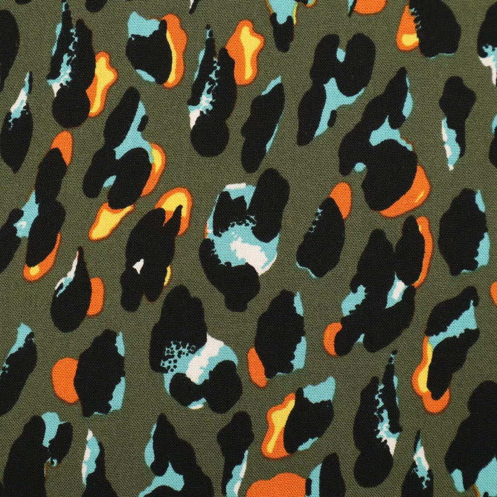 No. 1775 Viskose Leo Print