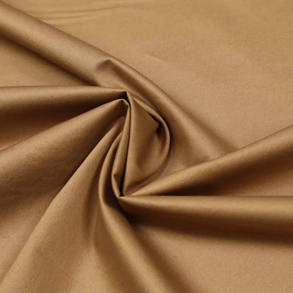 No. 1411 Cotton poplin stretch camel