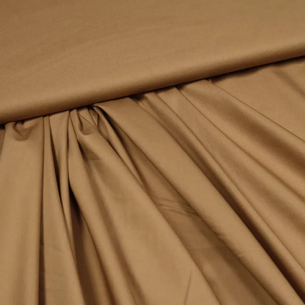 No. 1411 Cotton poplin stretch camel