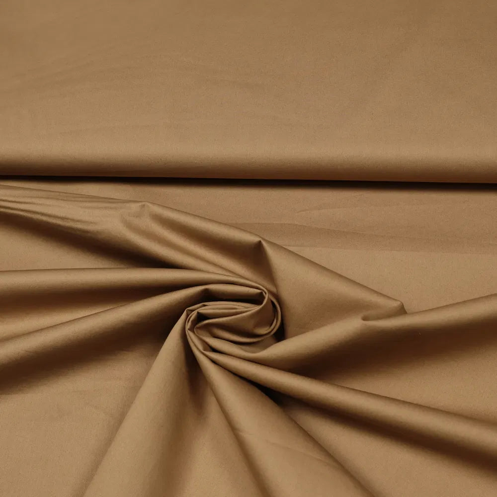 No. 1411 Cotton poplin stretch camel