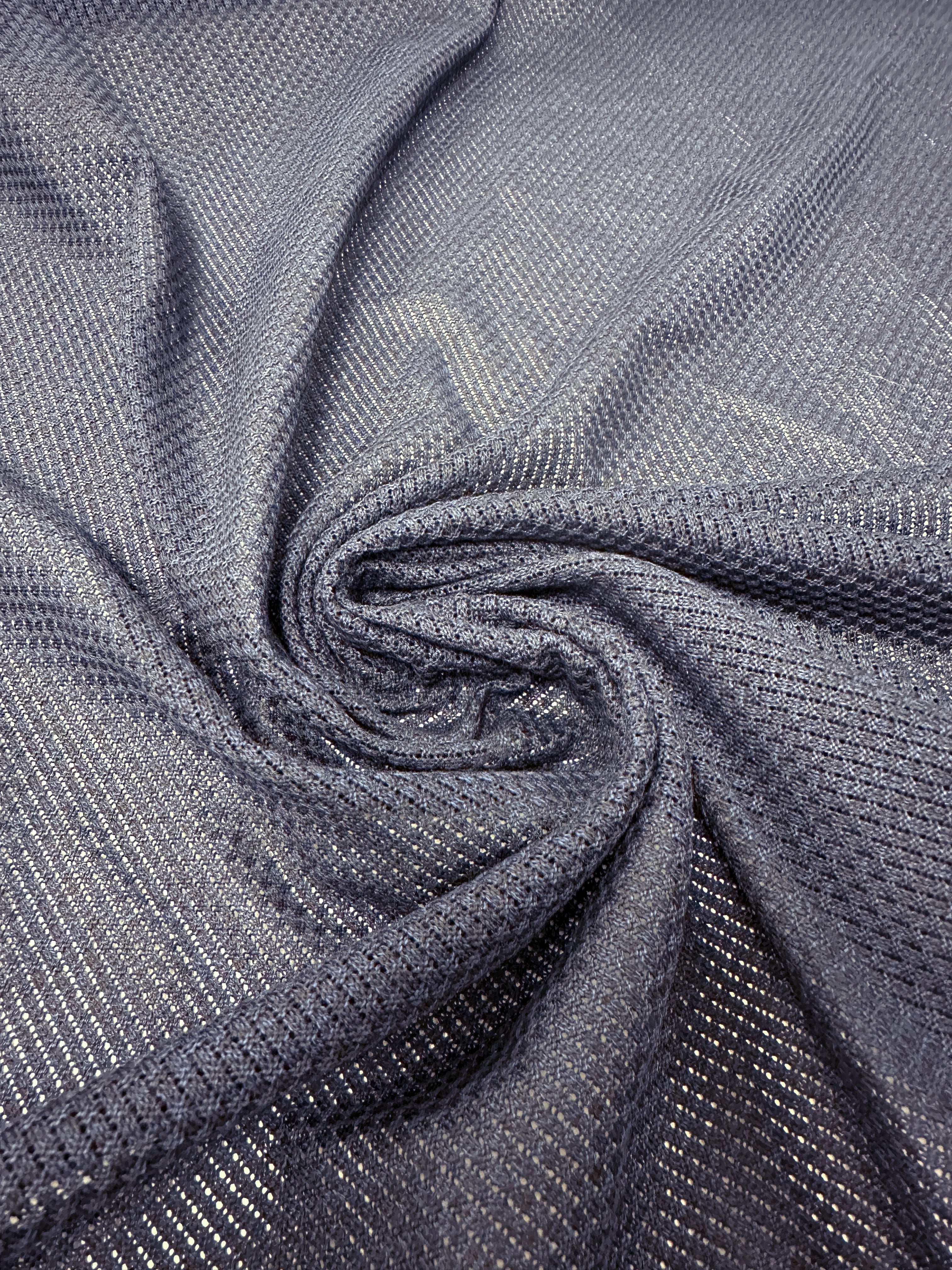 B-Ware Baumwoll Strickstoff navy