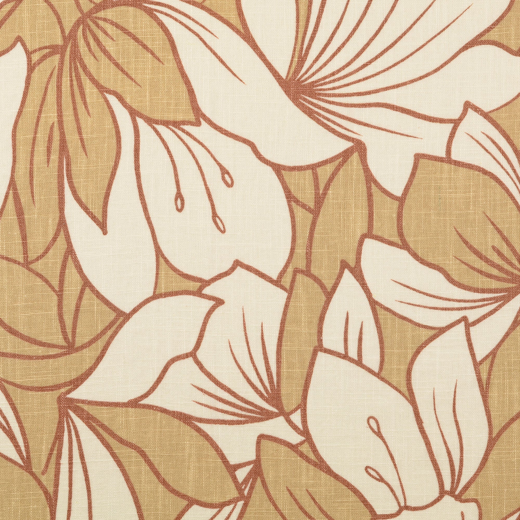 No. 1630Leinenmischung Blumenprint - 4 Farben