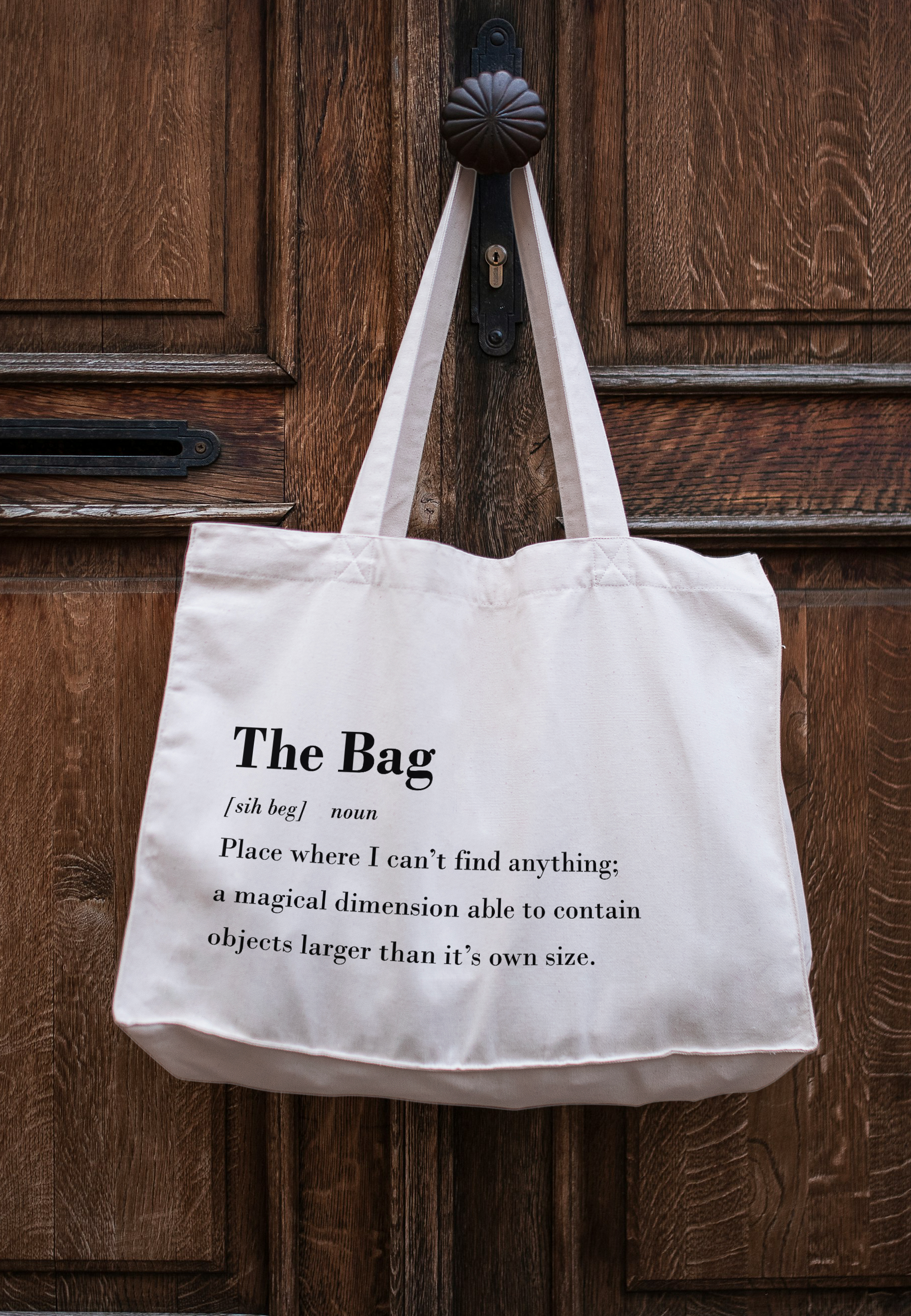 Transfer print "My Tote Bag"
