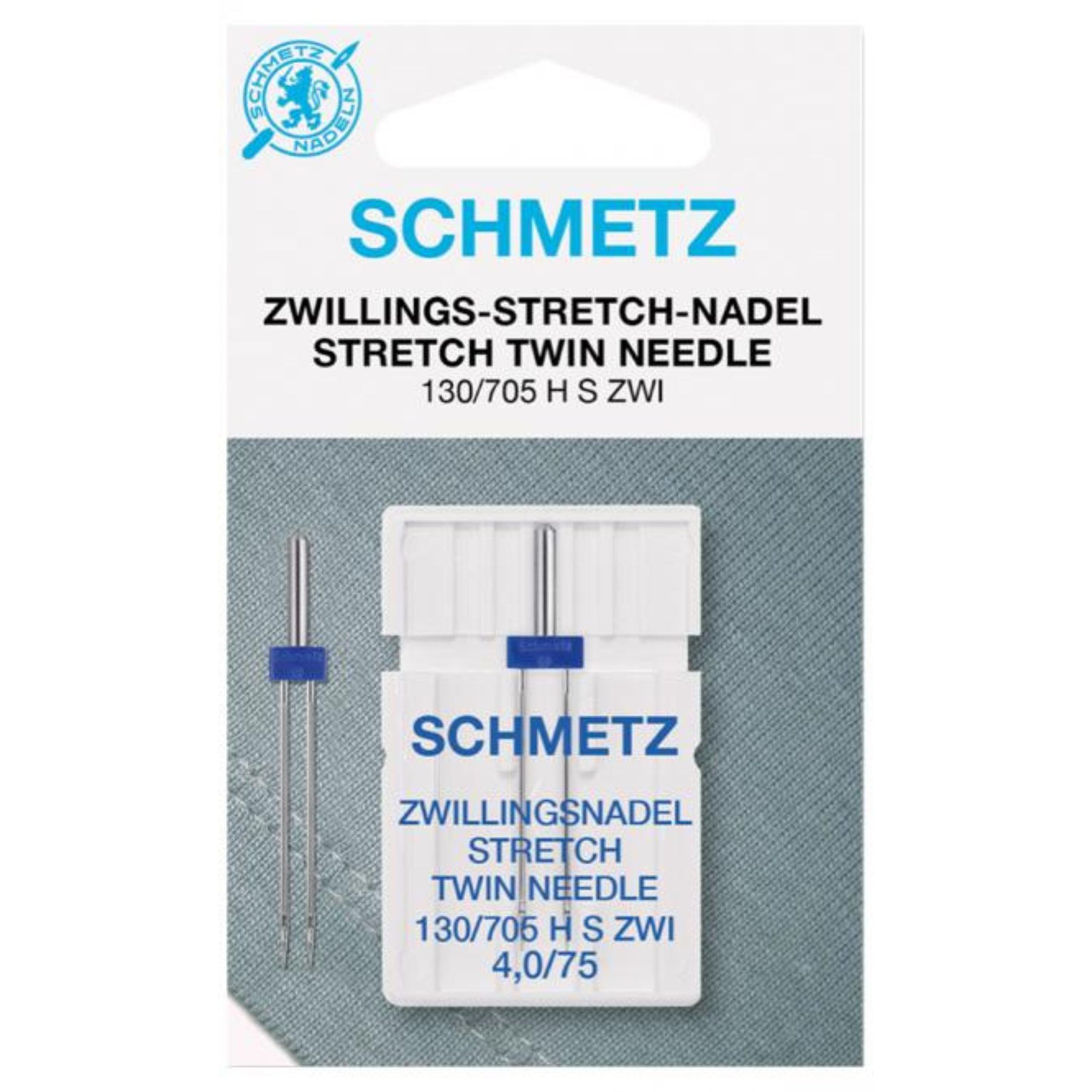 Stretch twin sewing machine needles size 75