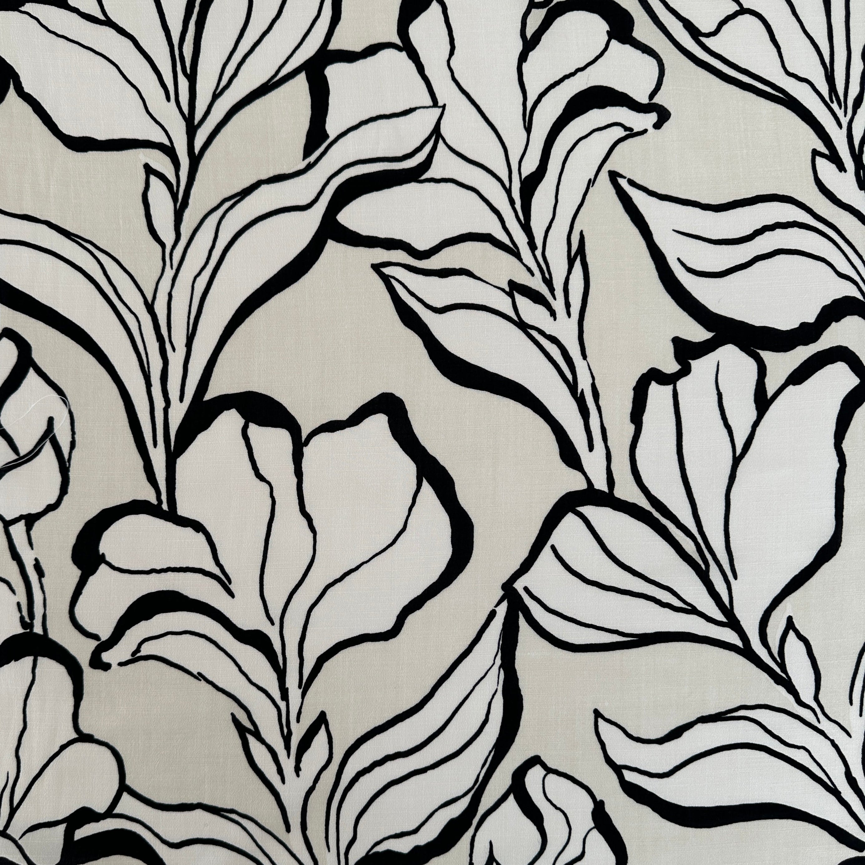 No. 1605 Viskose Druck helle Blumen