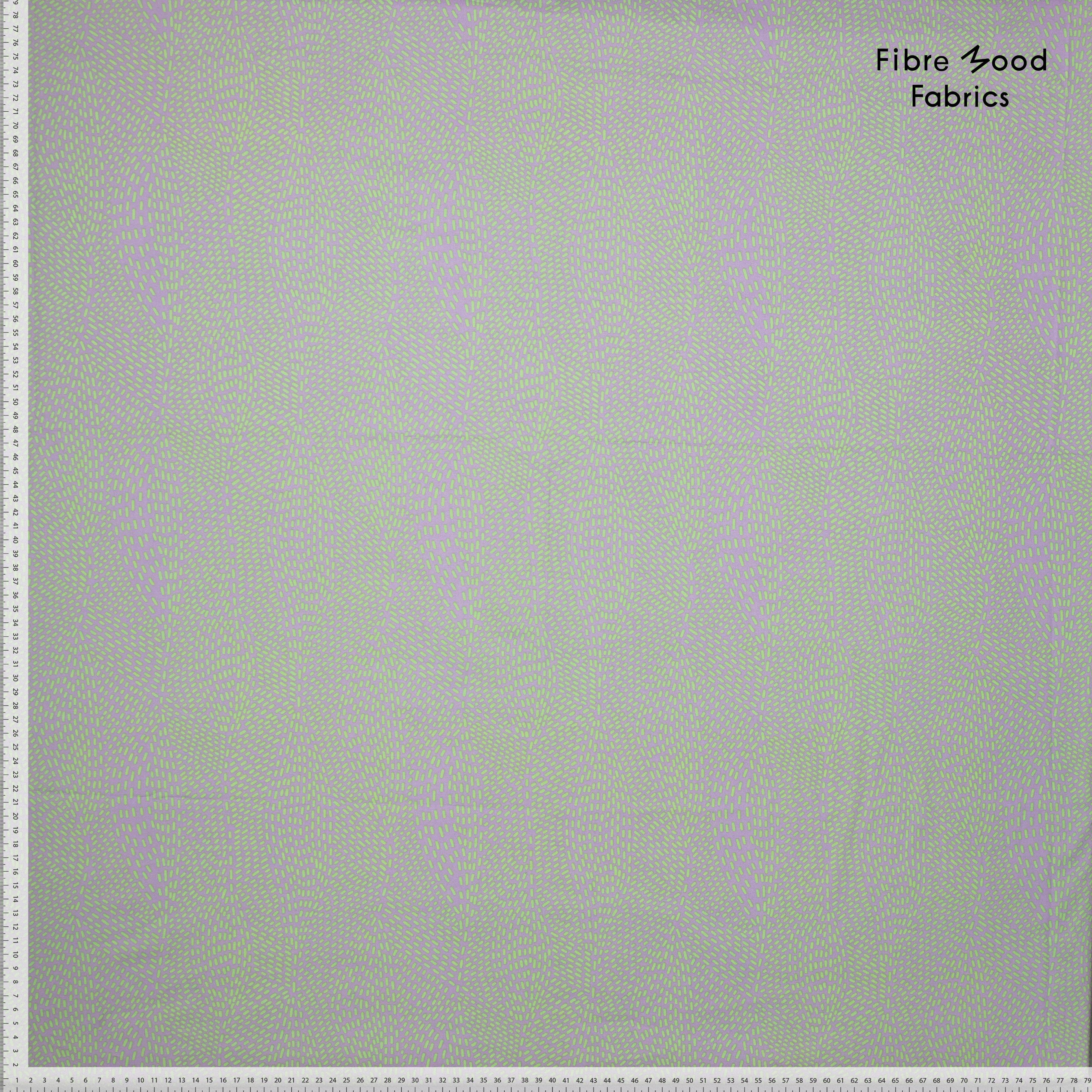 No. 820 Baumwoll Poplin mit abstraktem Print grau grün / 1,9 m