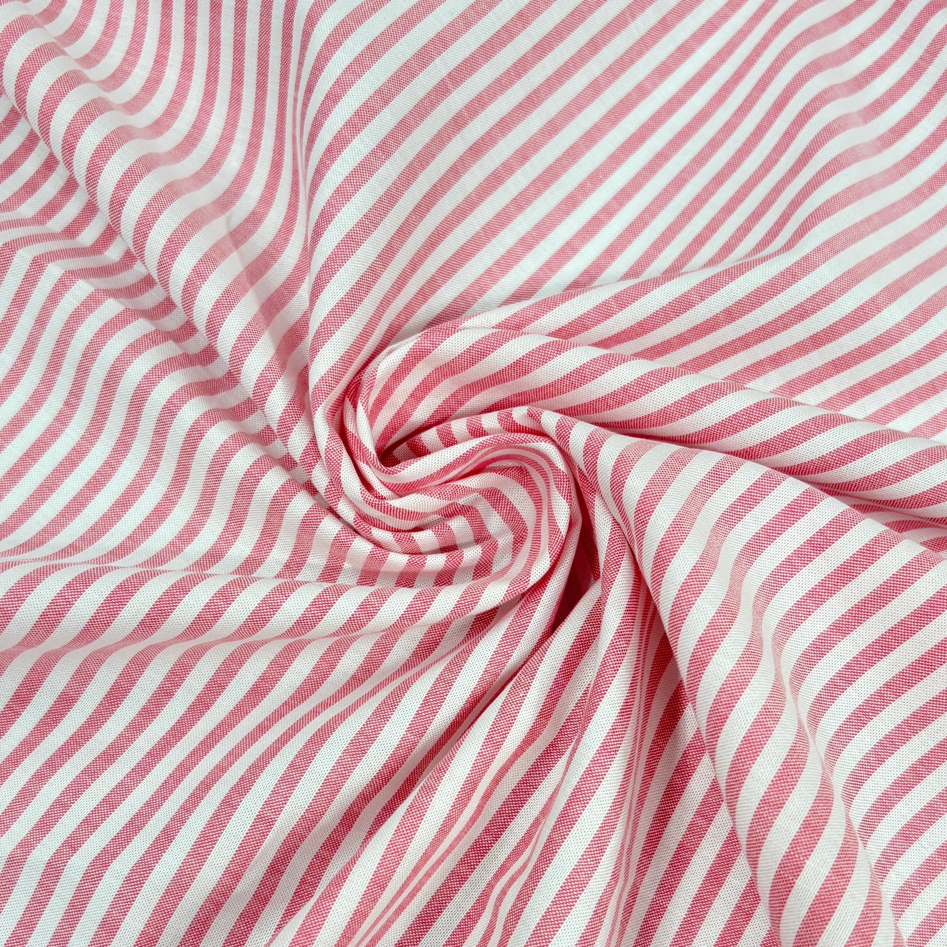 No. 1661 Baumwoll-Poplin Streifen rosa