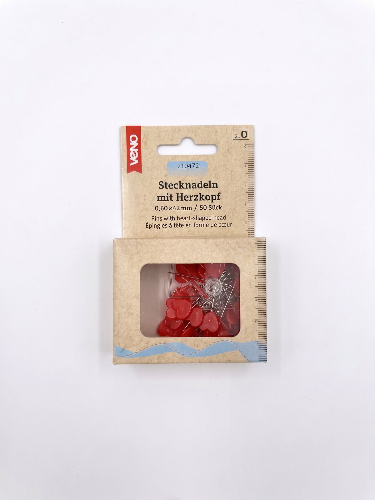 Stecknadeln mit Herzkopf