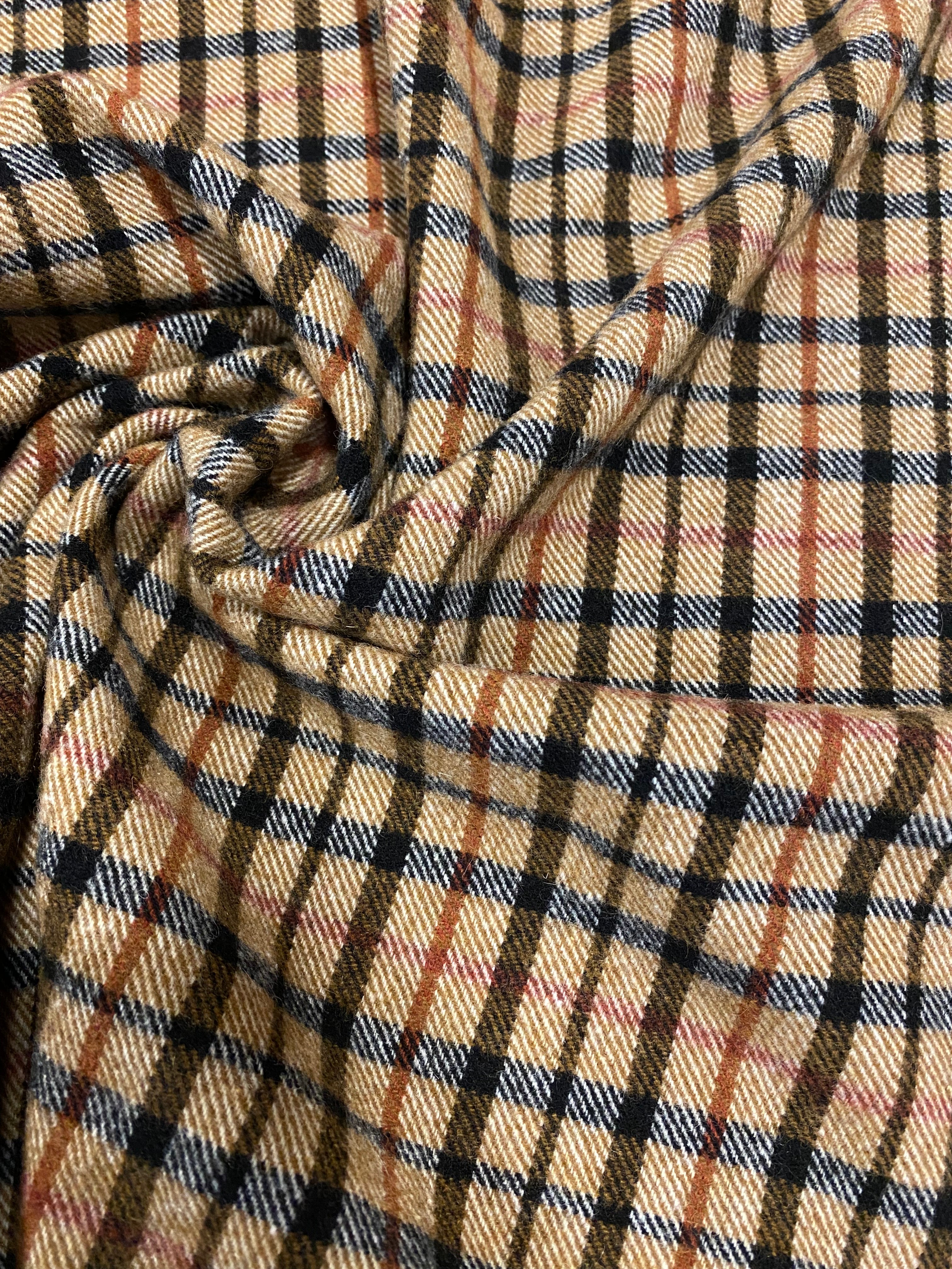 No. 440 checked wool fabric