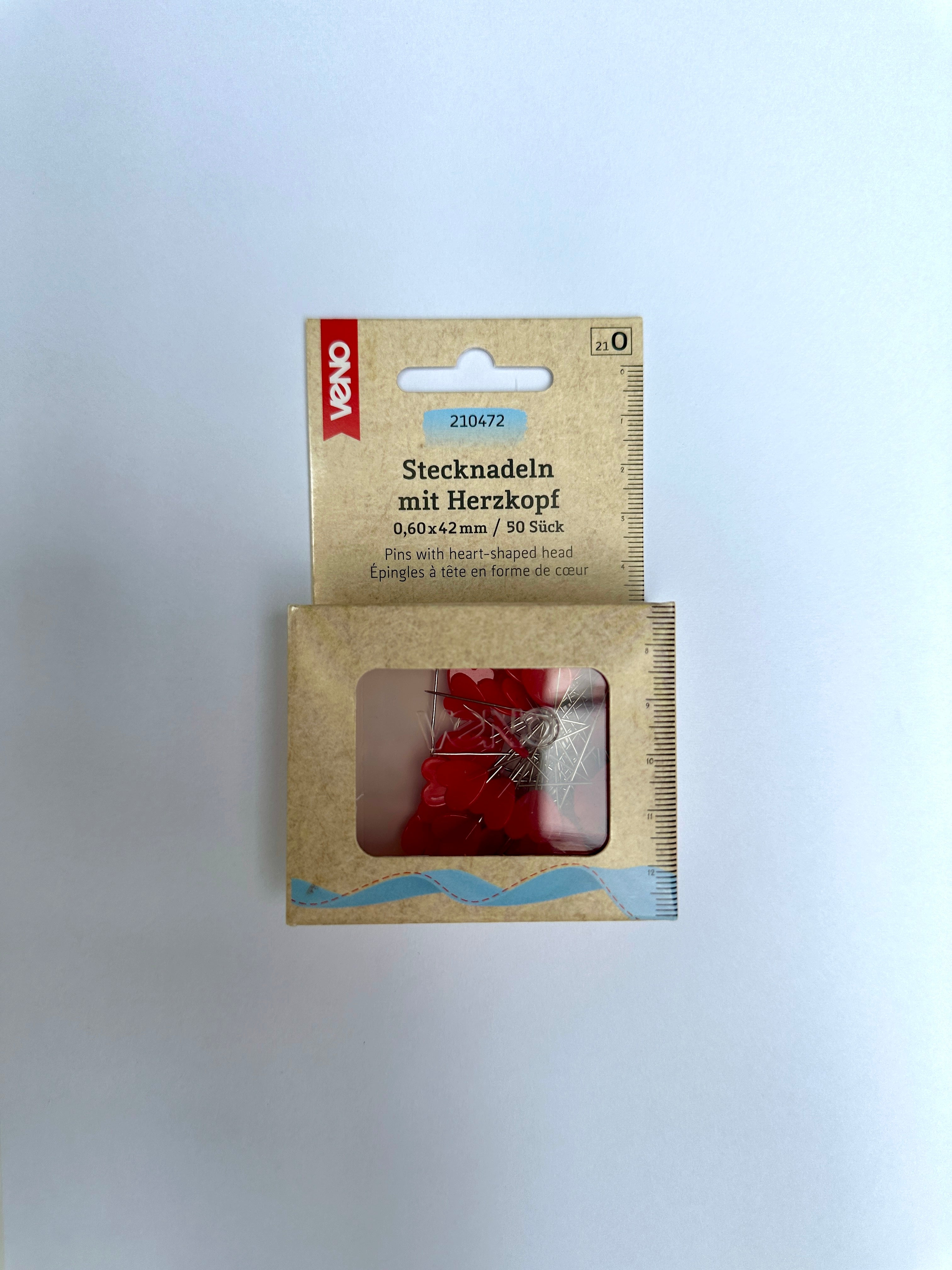 Stecknadeln mit Herzkopf