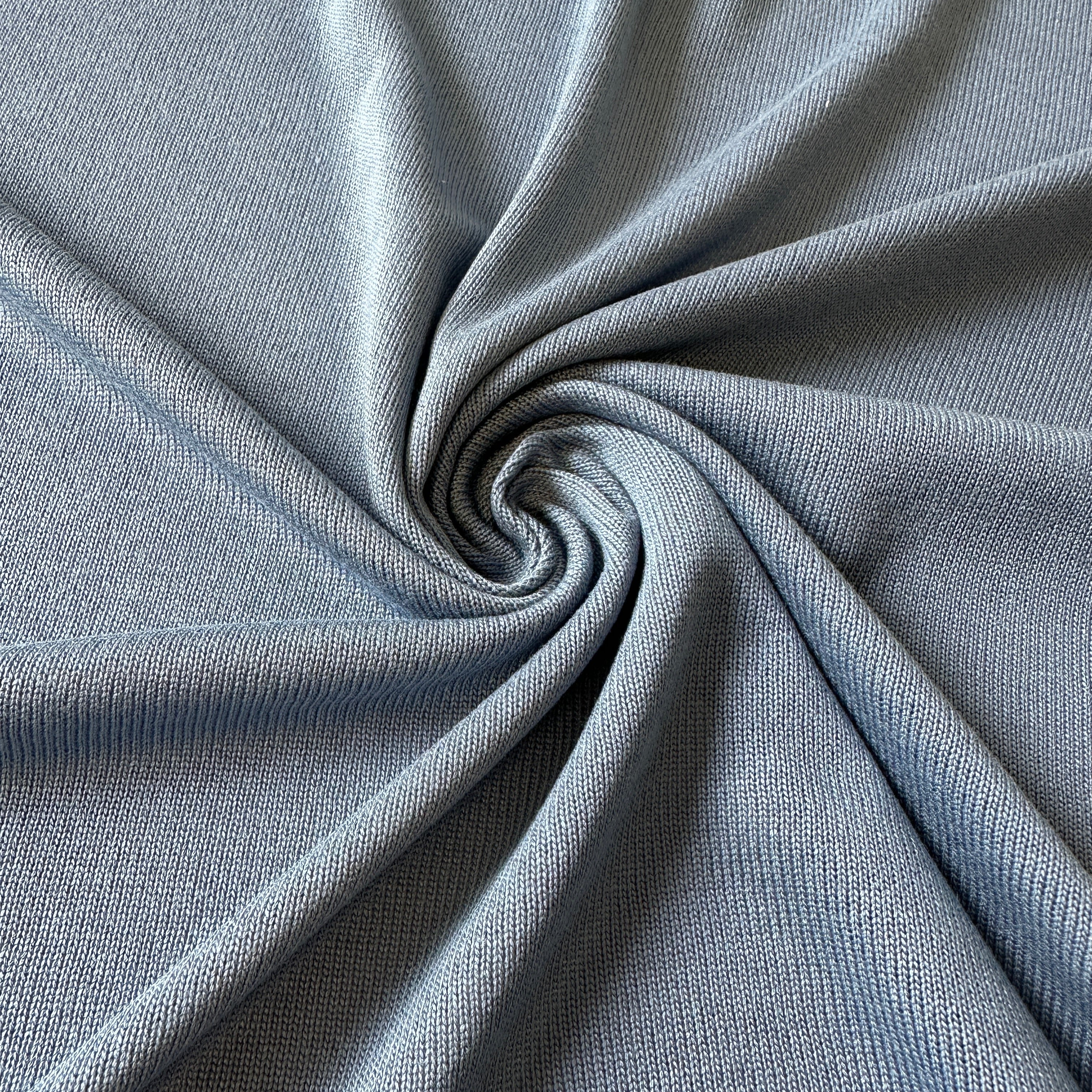 No. 1576 Viskose Feinstrick jeansblau