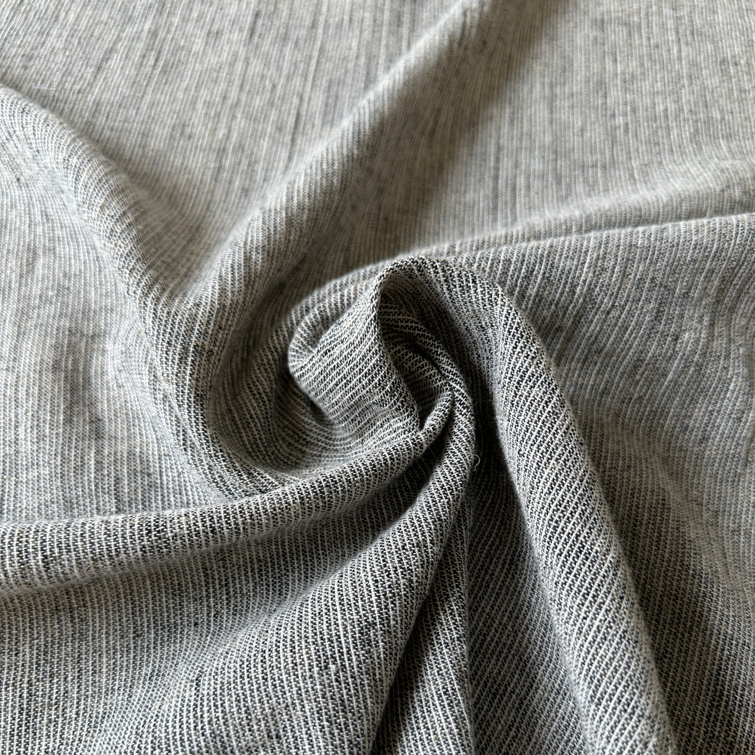 No. 1594 Leinen-Baumwollmischung schwarz-beige