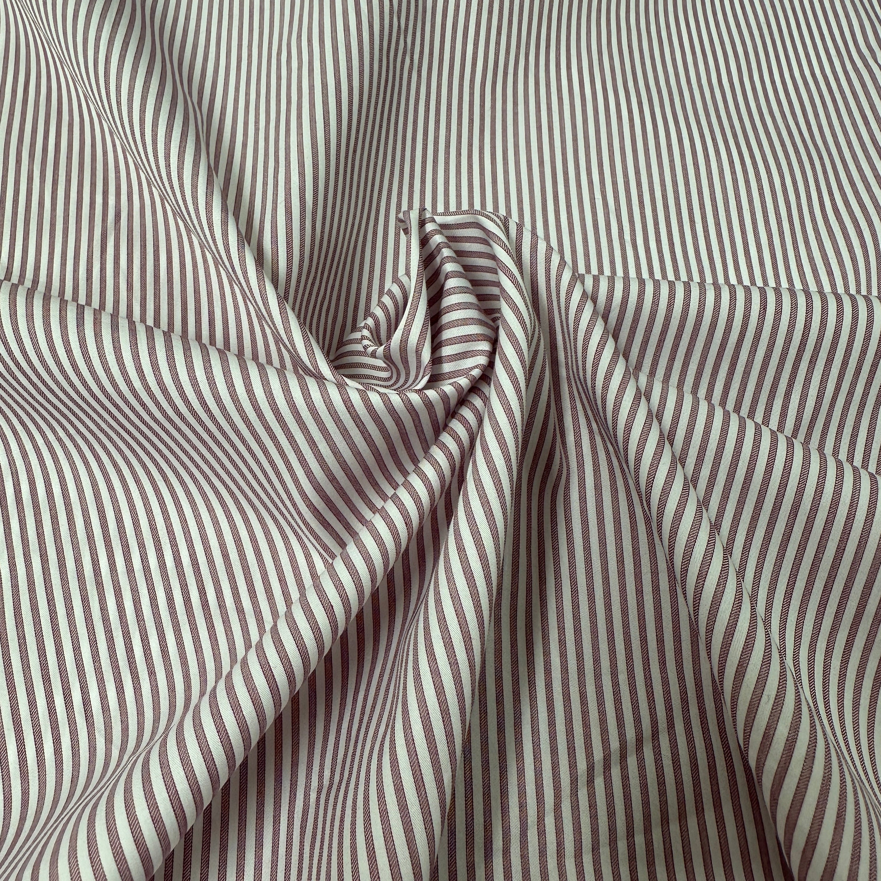 No. 1647 Baumwollpoplin Streifen Loro P*ana