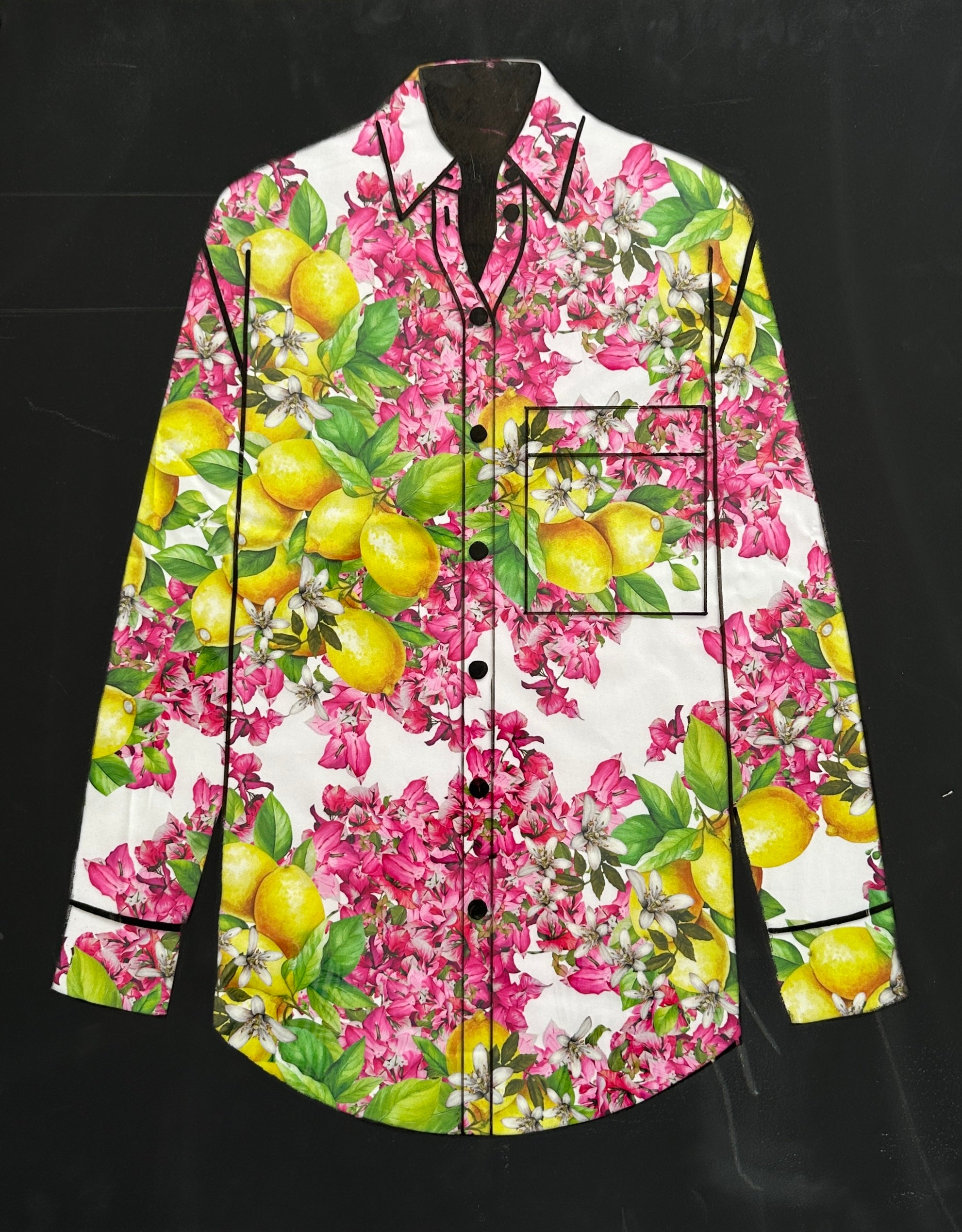 PREORDER - No. 1685 Baumwoll-Stretch Zitrone