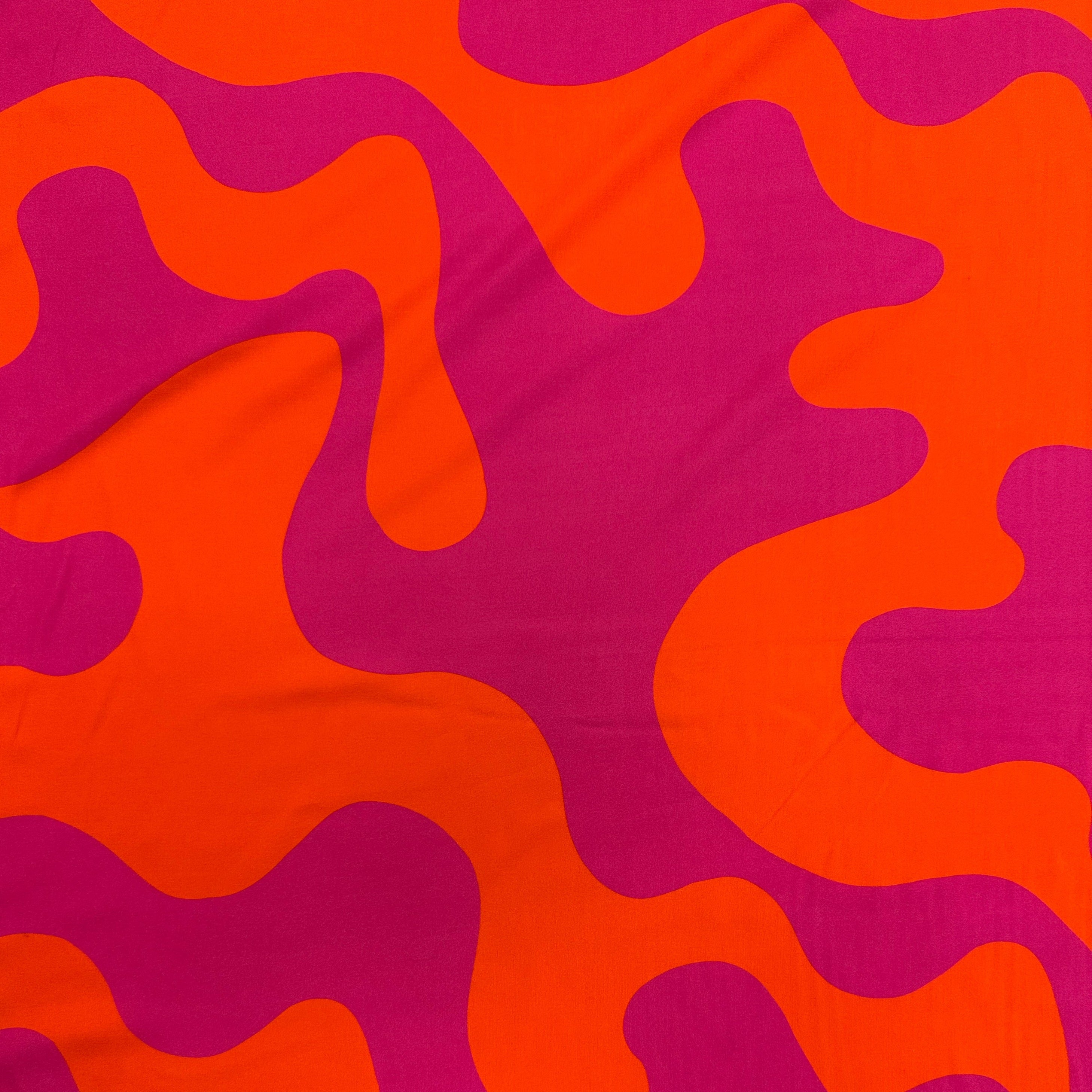 No. 1689 Viskose pink orange