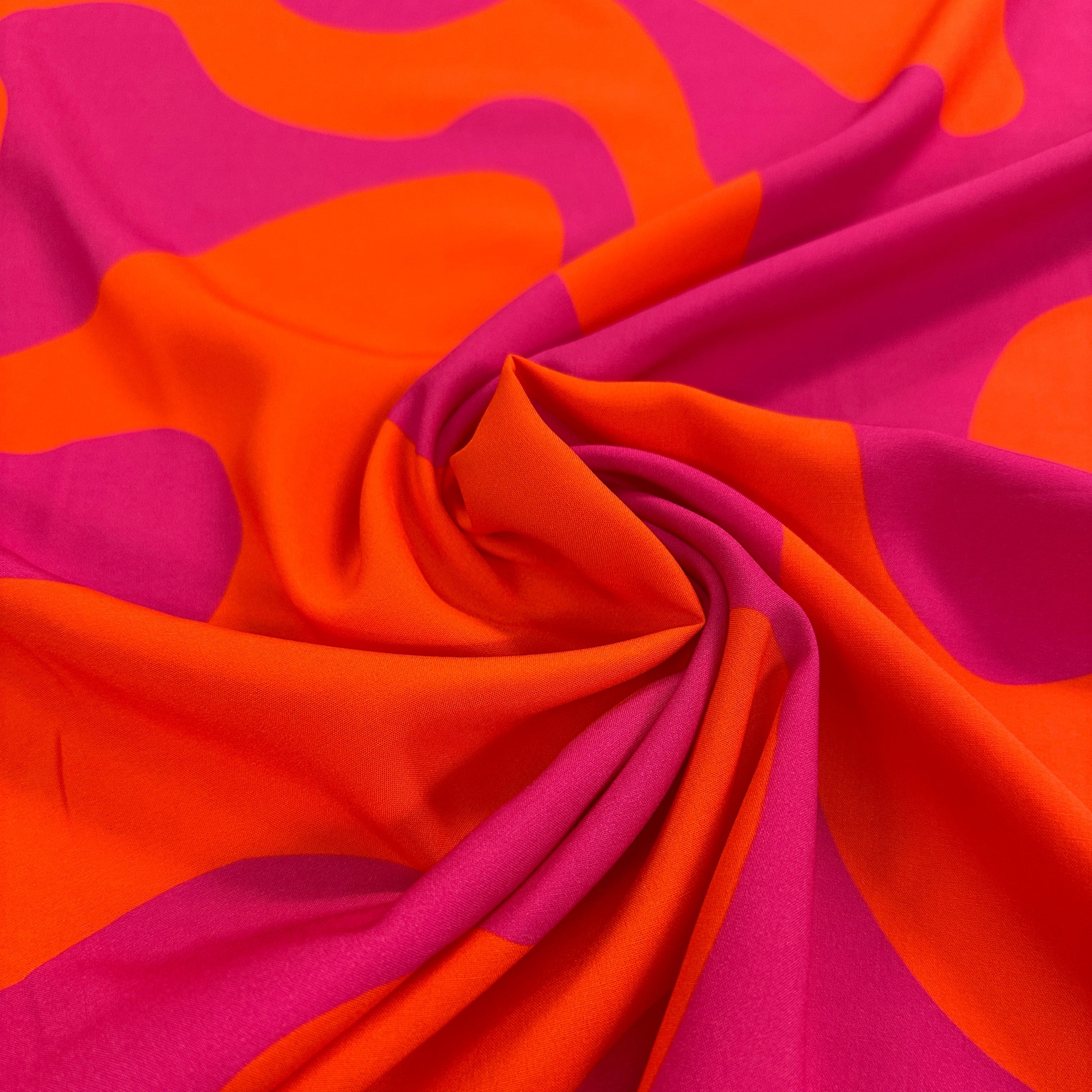 No. 1689 Viskose pink orange