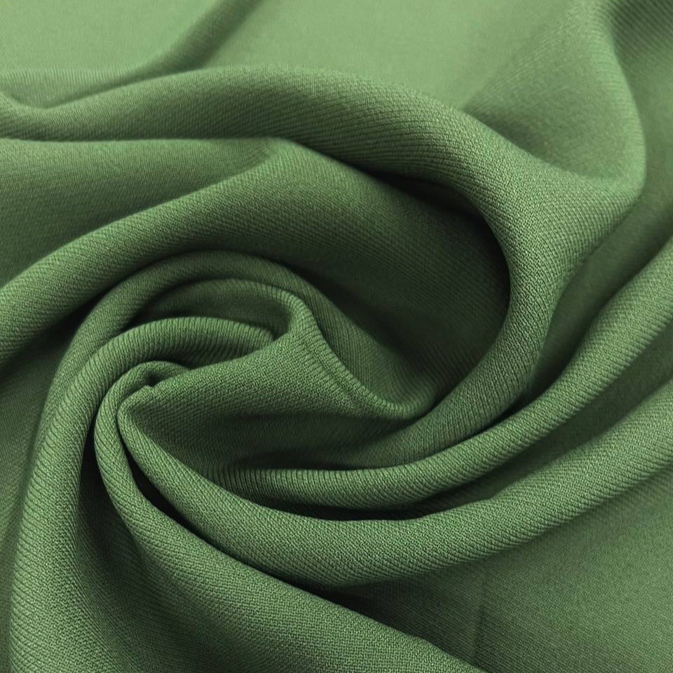 No. 1757 Viskose Crepe Cady Stretch waldgrün BV