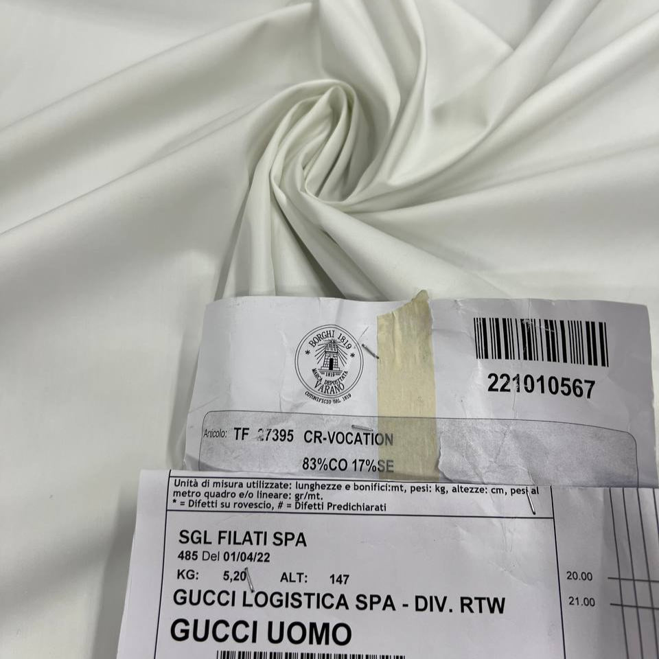 No. 1755 Baumwoll-Poplin weiß GG