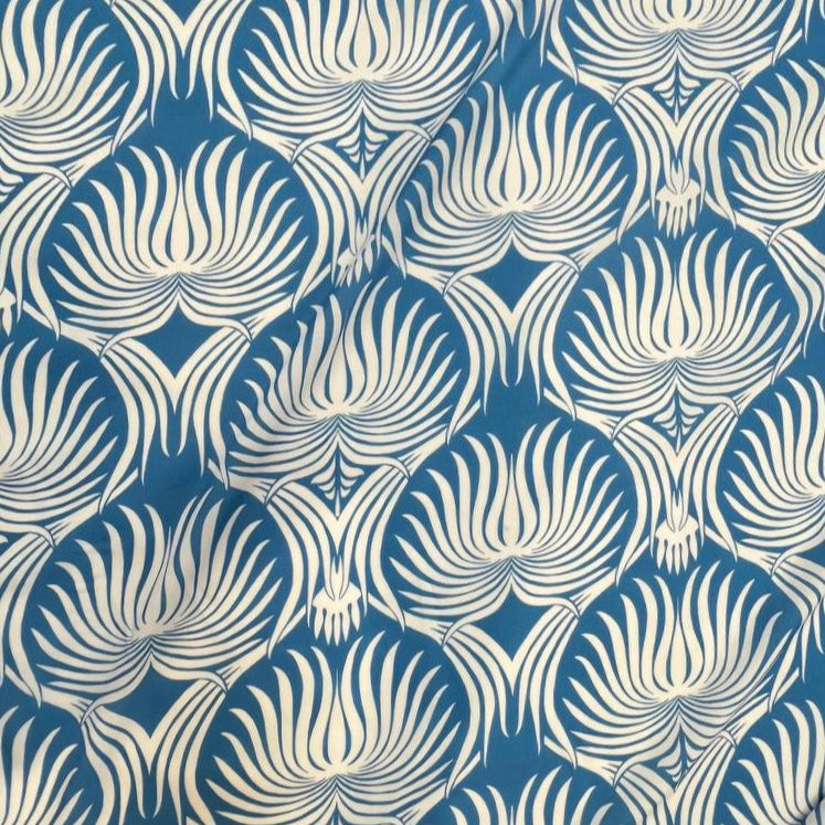 No. 1753 Viskose Print blau Ratti