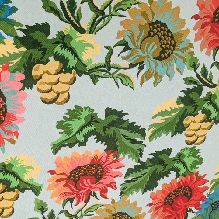 No. 1760 Baumwoll-Jacquard Blumen Ratti