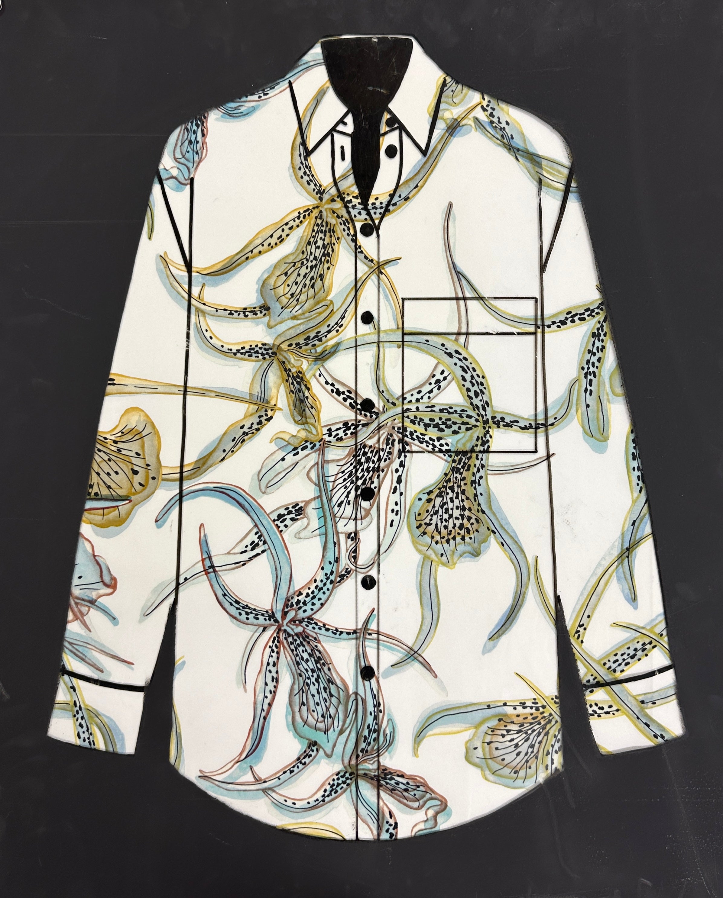 No. 1754 Viskose Print Pastell Stella