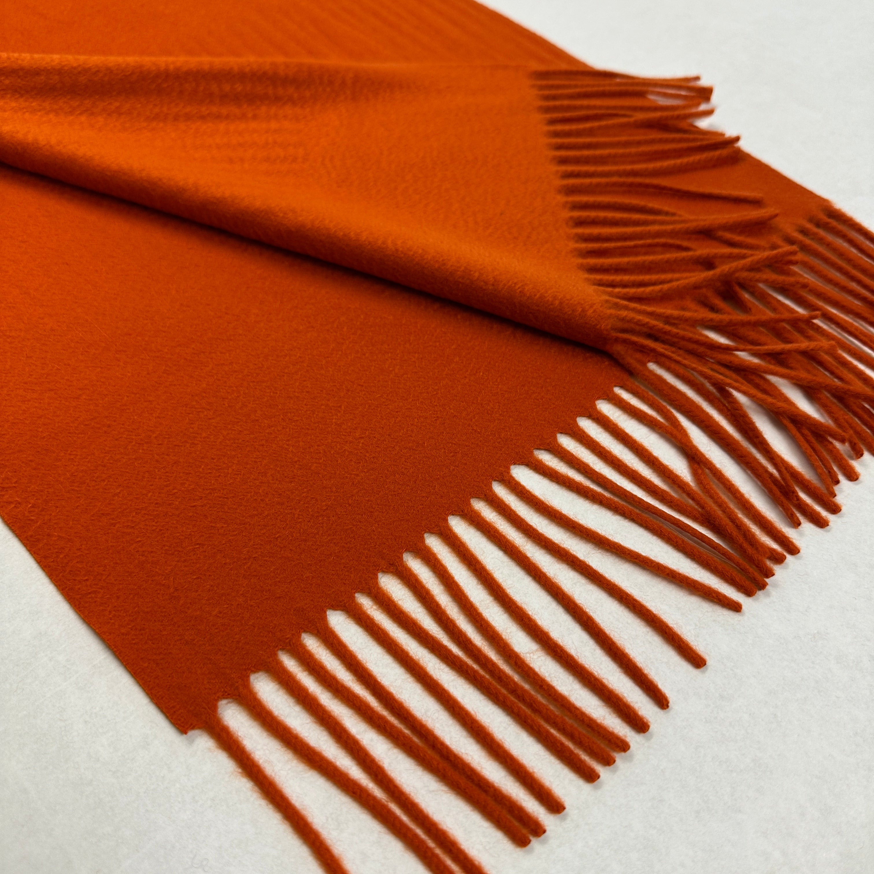 Schal 100% Kaschmir pumpkin orange LP