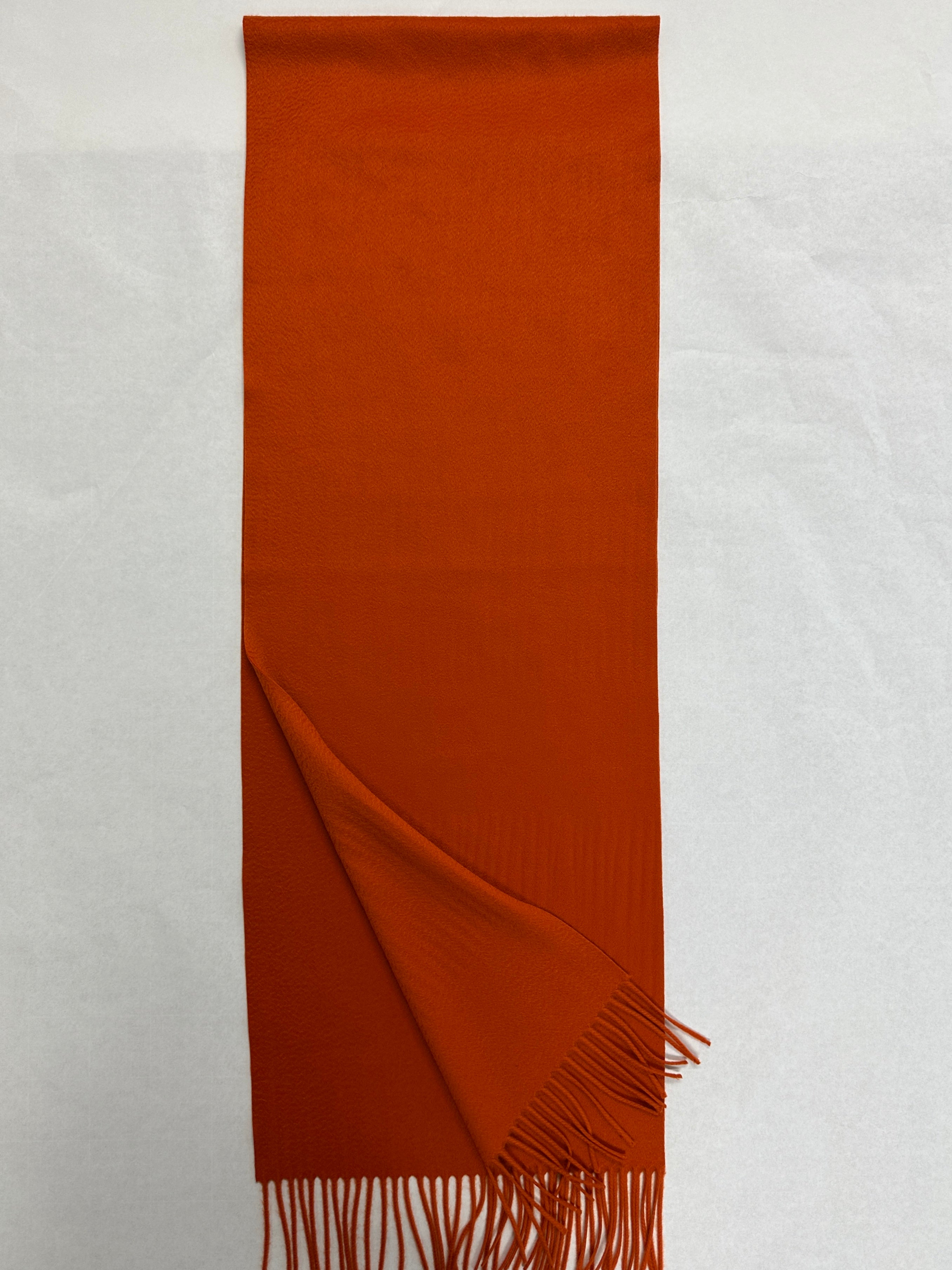 Schal 100% Kaschmir pumpkin orange LP