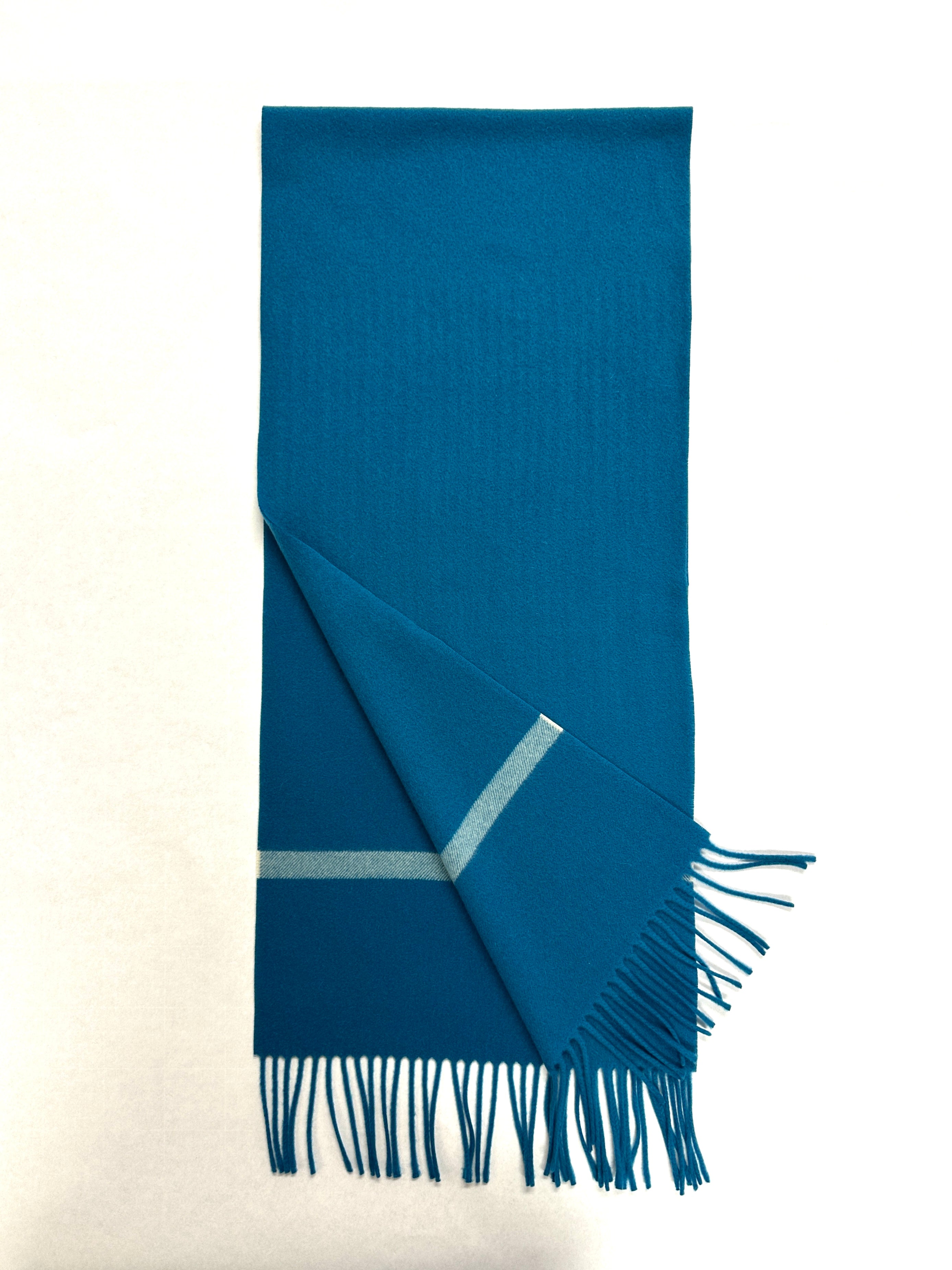 Schal 100% Baby-Kaschmir bright blue LP