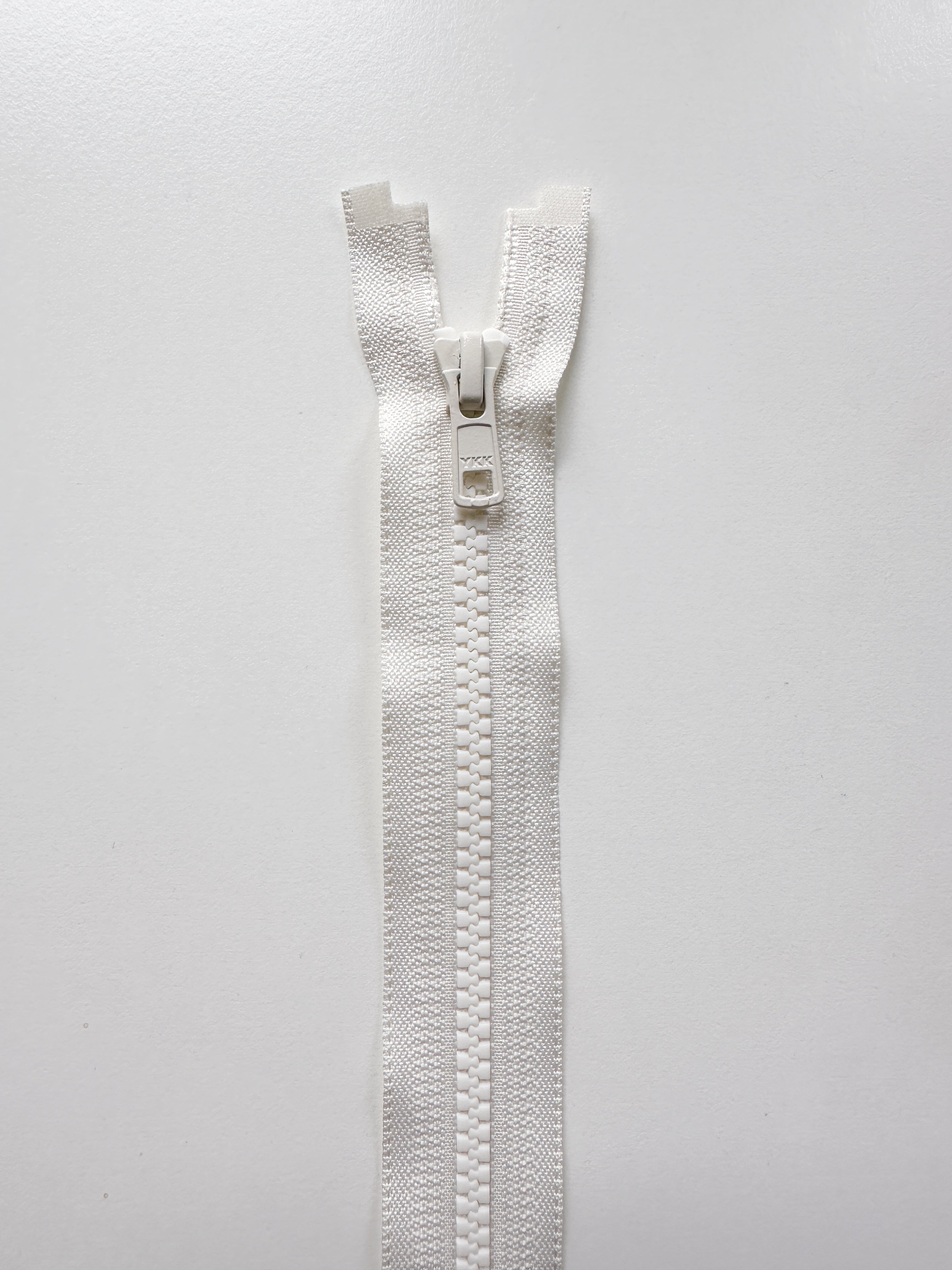 YKK Vislon plastic zippers