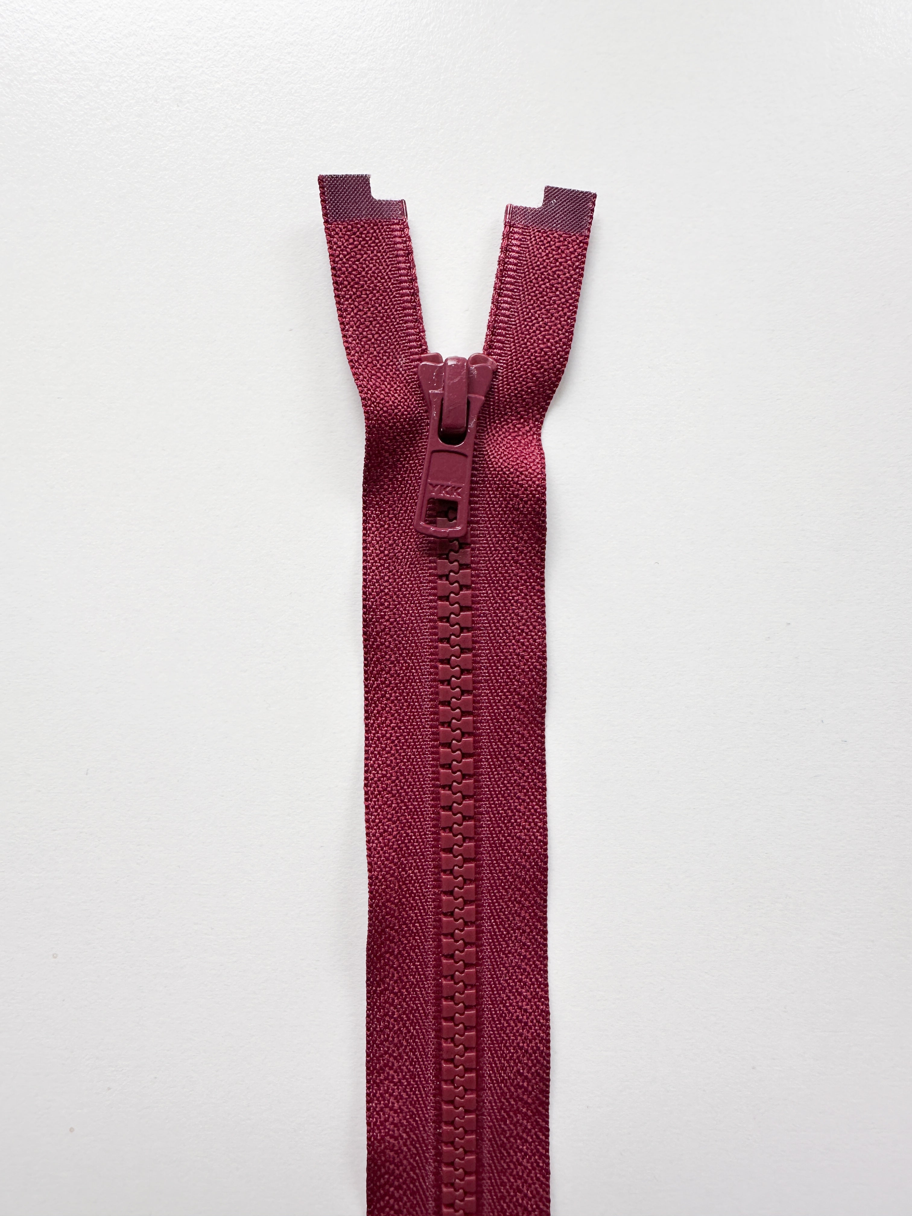 YKK plastic zipper
