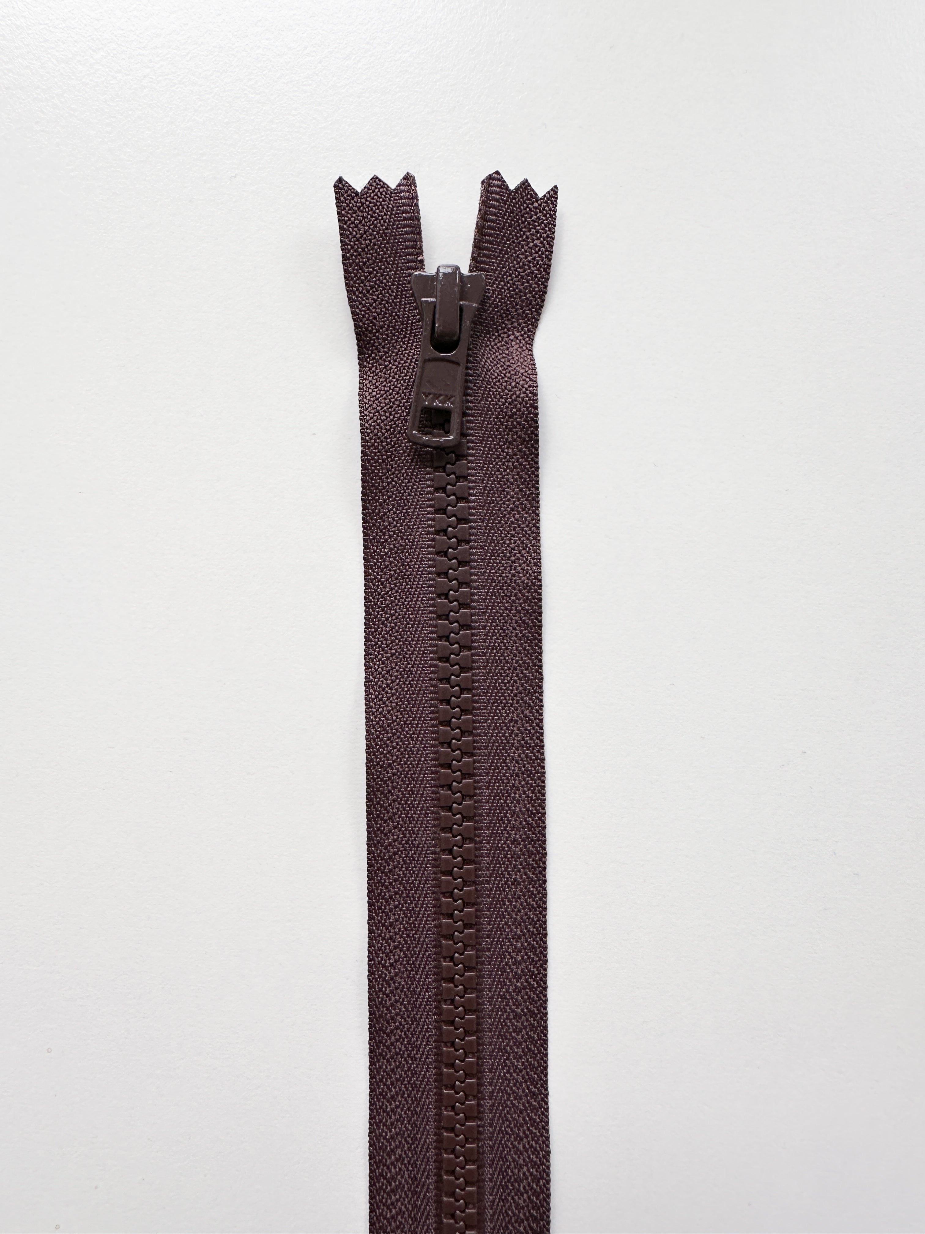 YKK Vislon plastic zippers