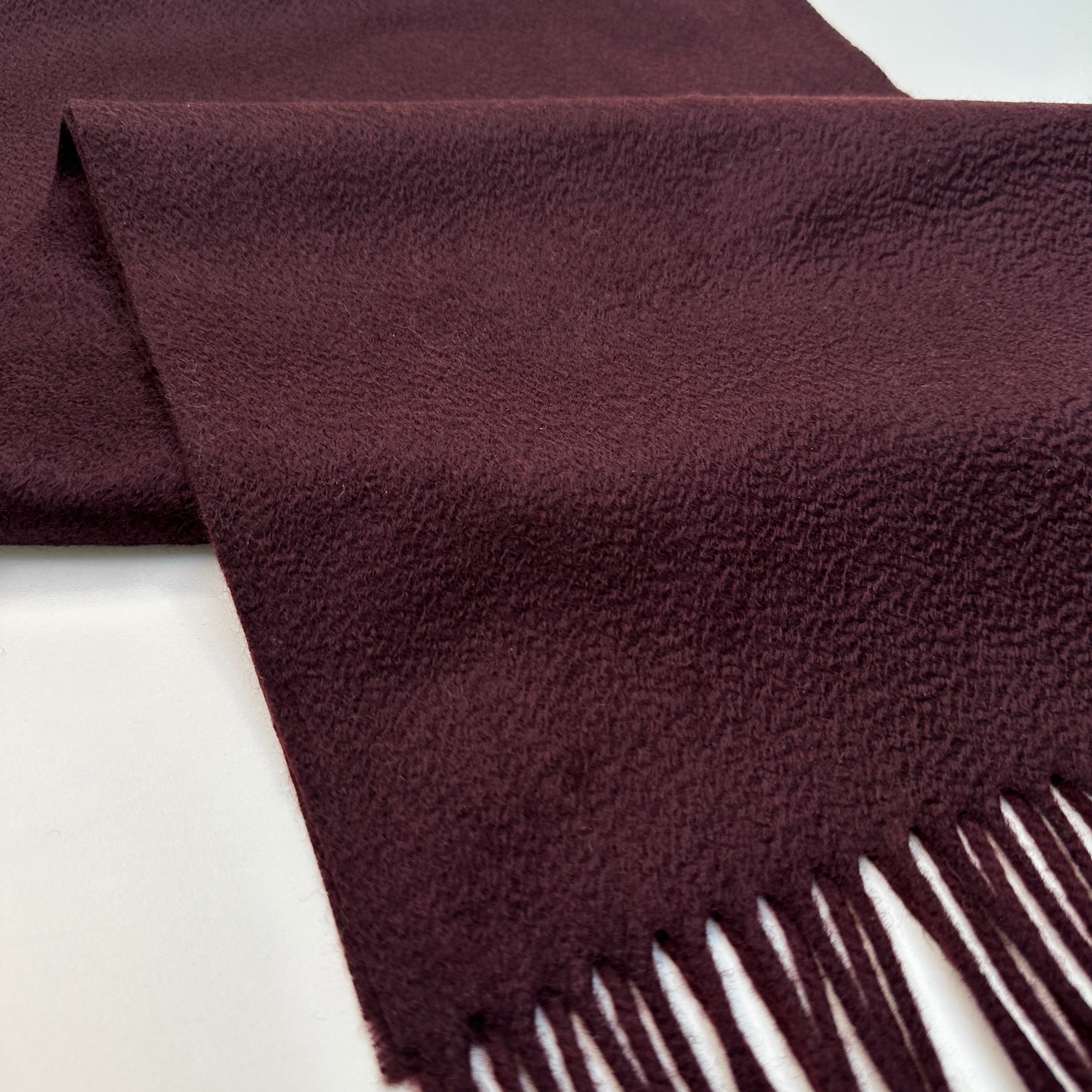 Schal 100% Kaschmir burgundy