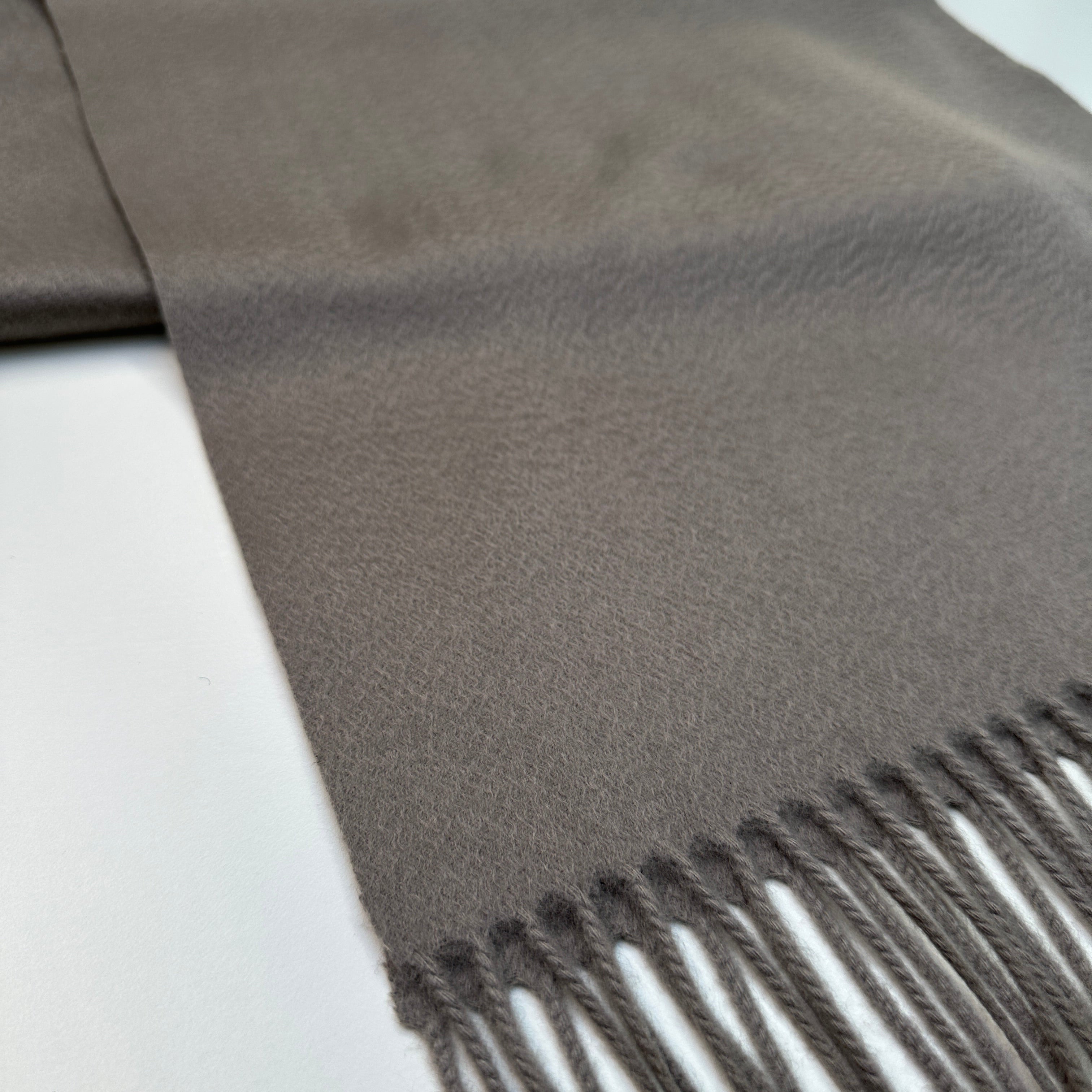 Schal 100% Kaschmir taupe