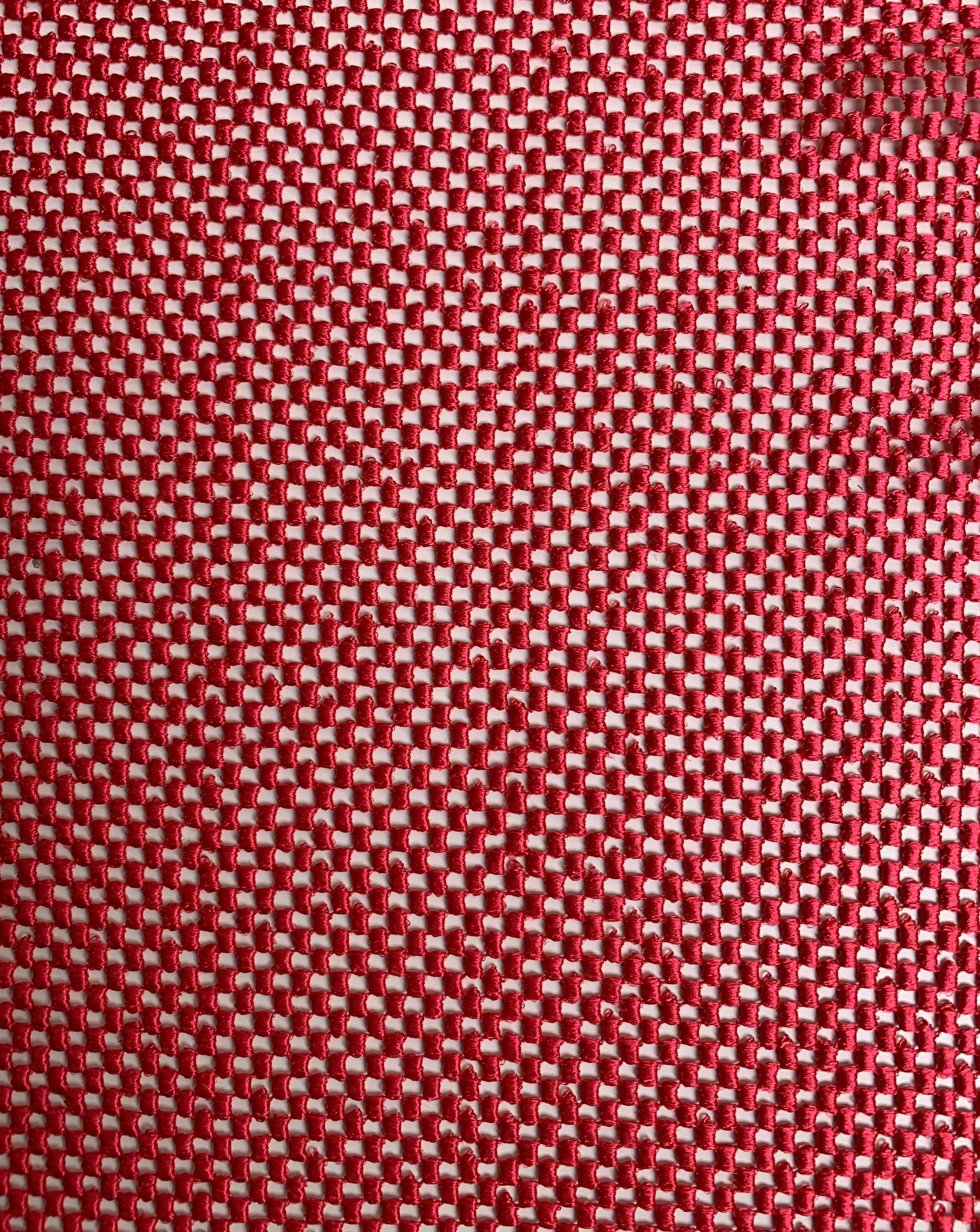 No. 1137 Stoff in Gitteroptik pink | 1,00m