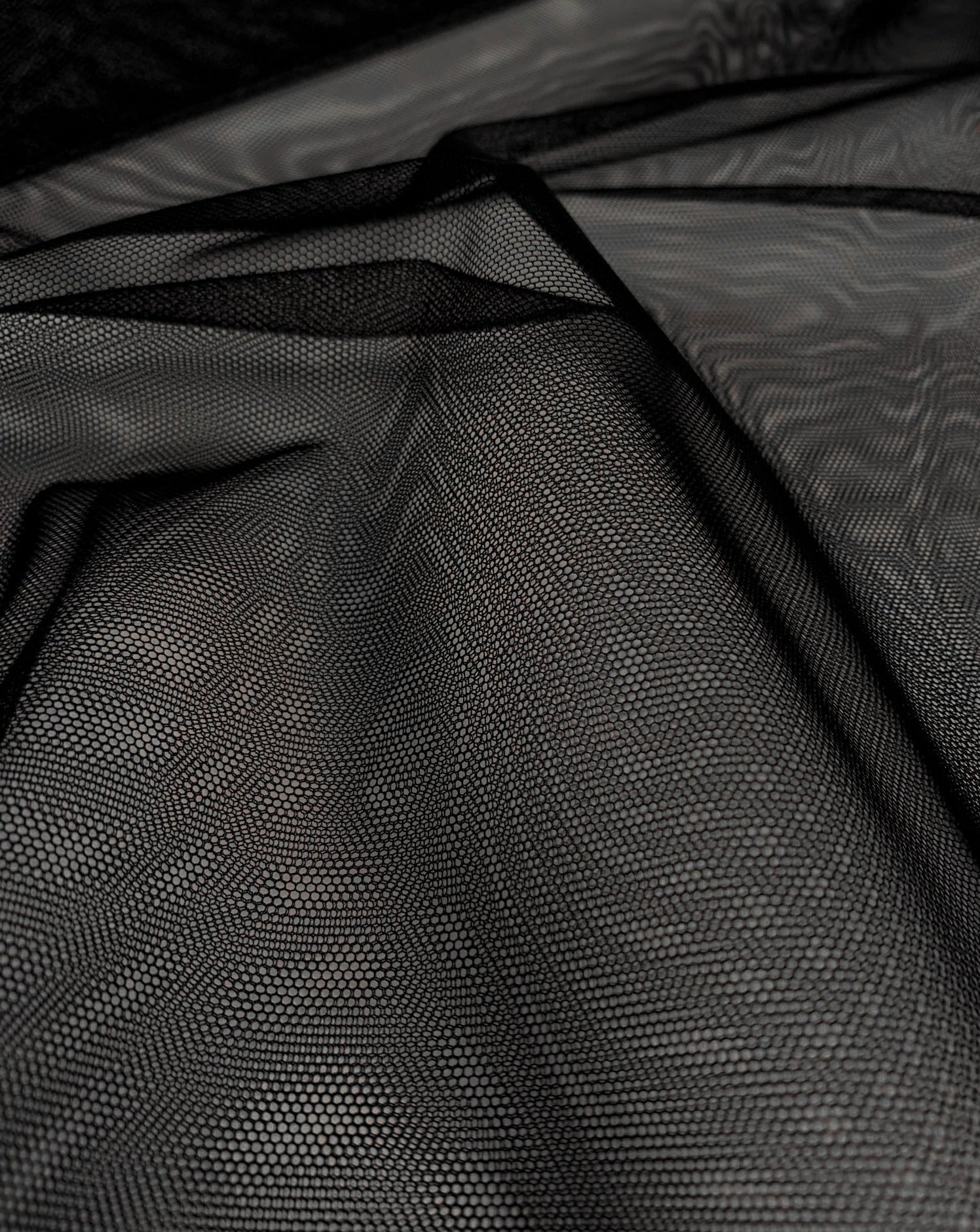 No. 1114 black tulle
