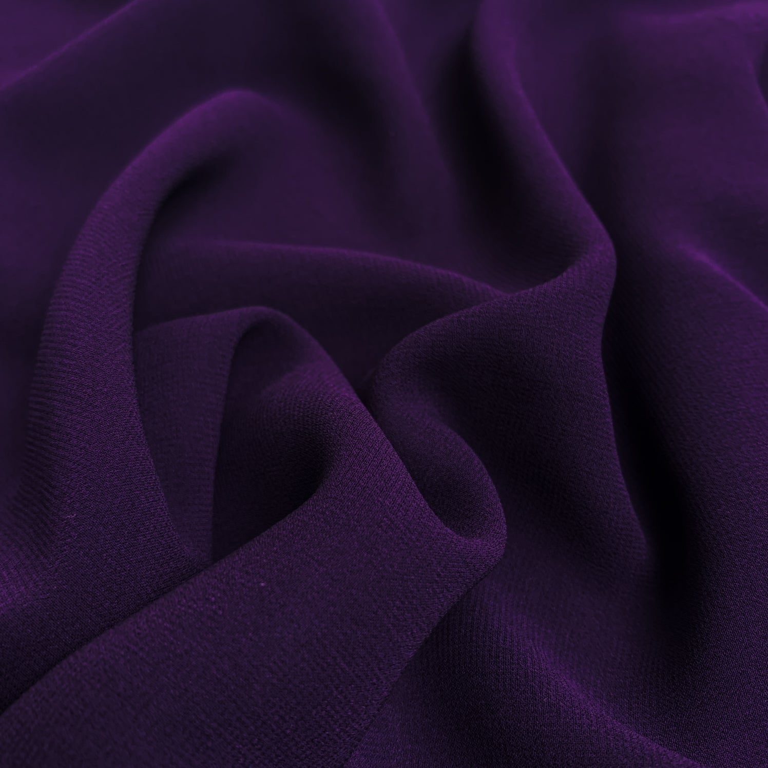 No. 1095 silk chiffon dark purple