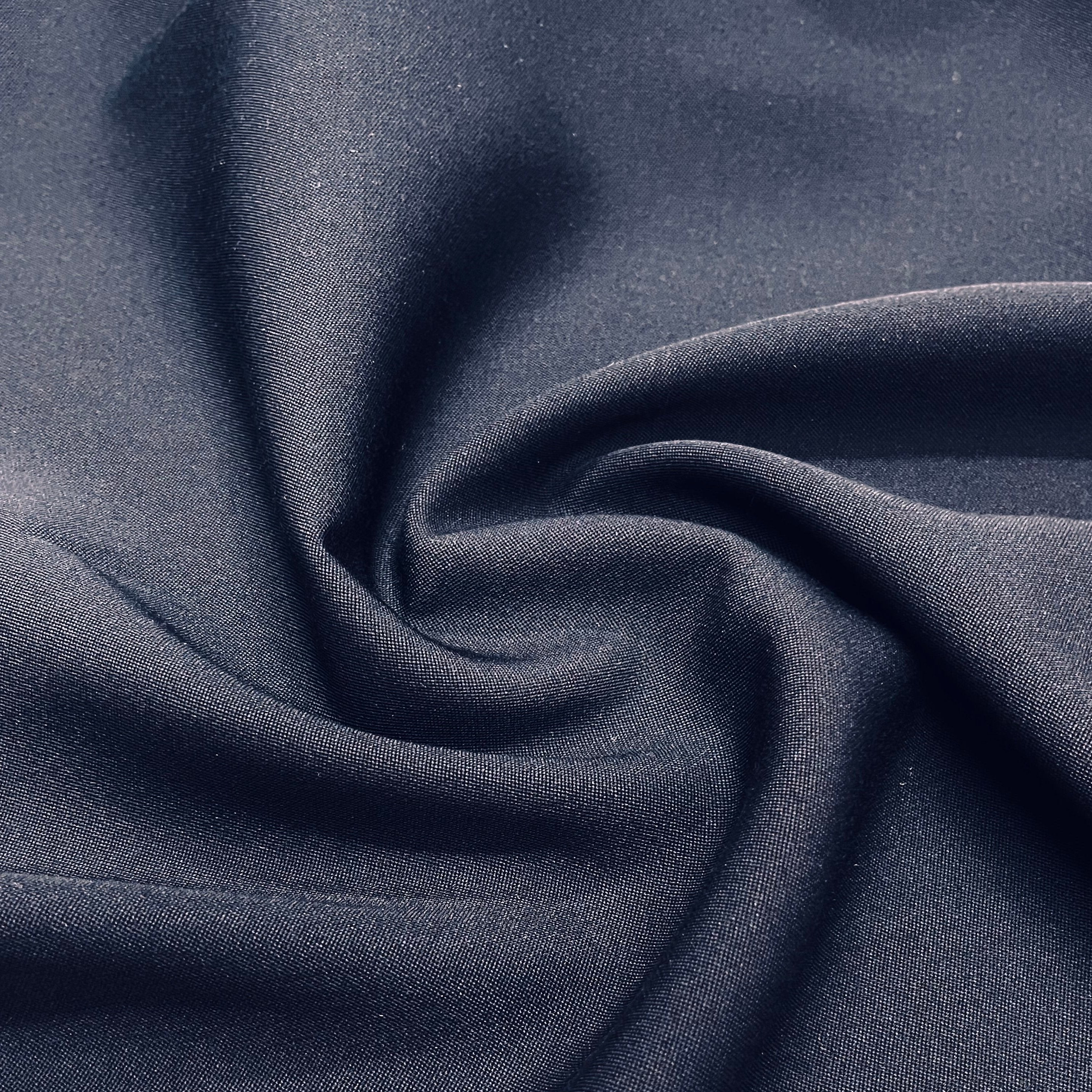 No. 1479  Hosenstoff blau melange Bambus | 1,50m