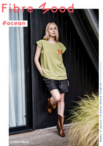 No. 872 Seersucker Viscose Blend Green