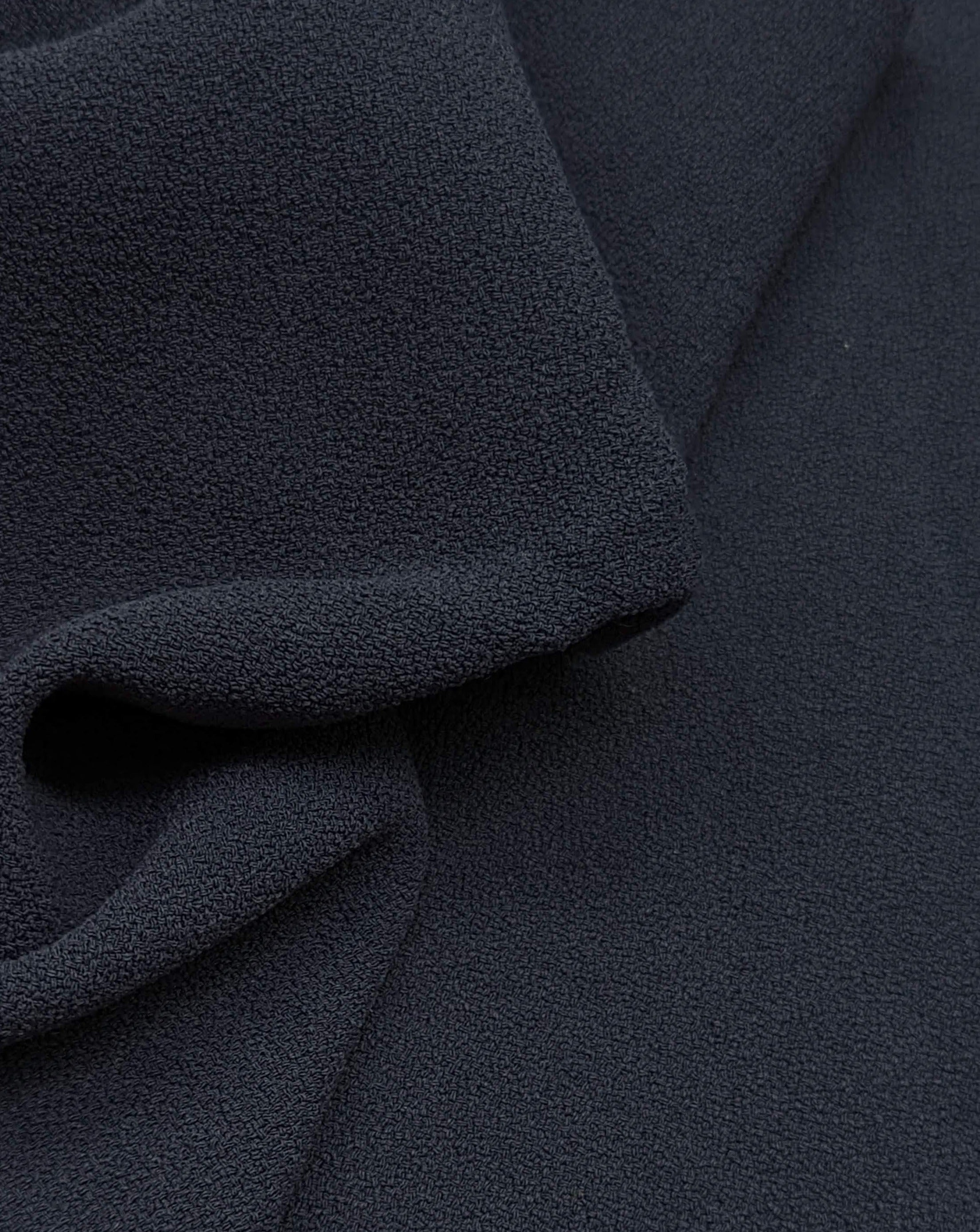 No. 728 Heavy Bouclé Crepe dark blue