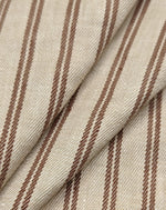 No. 744 linen blend striped