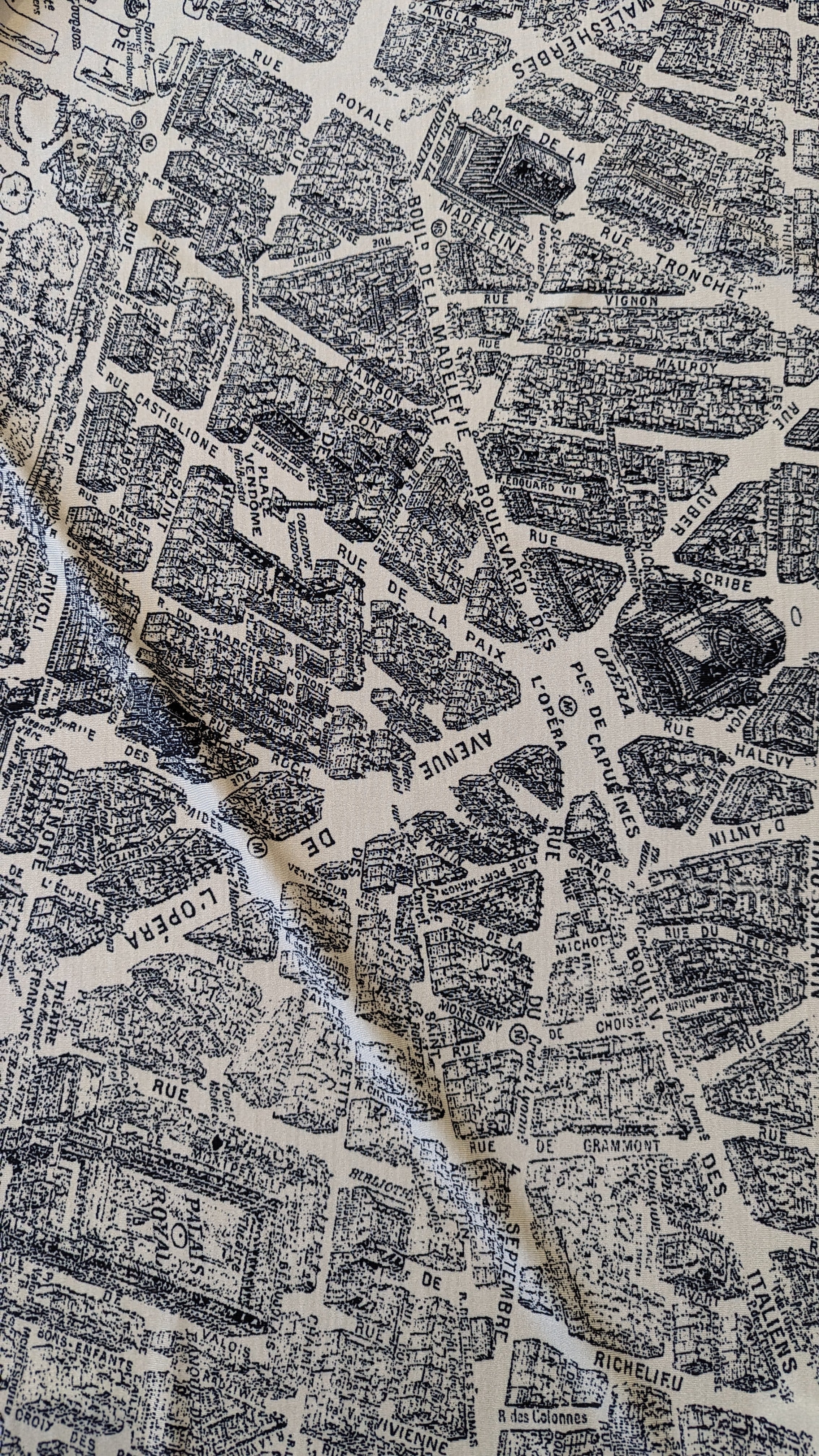 No. 955 bedruckter Viskosejersey Paris