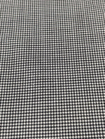 No. 991 dünner Wollstoff mit Pepita-Karo schwarz/weiß