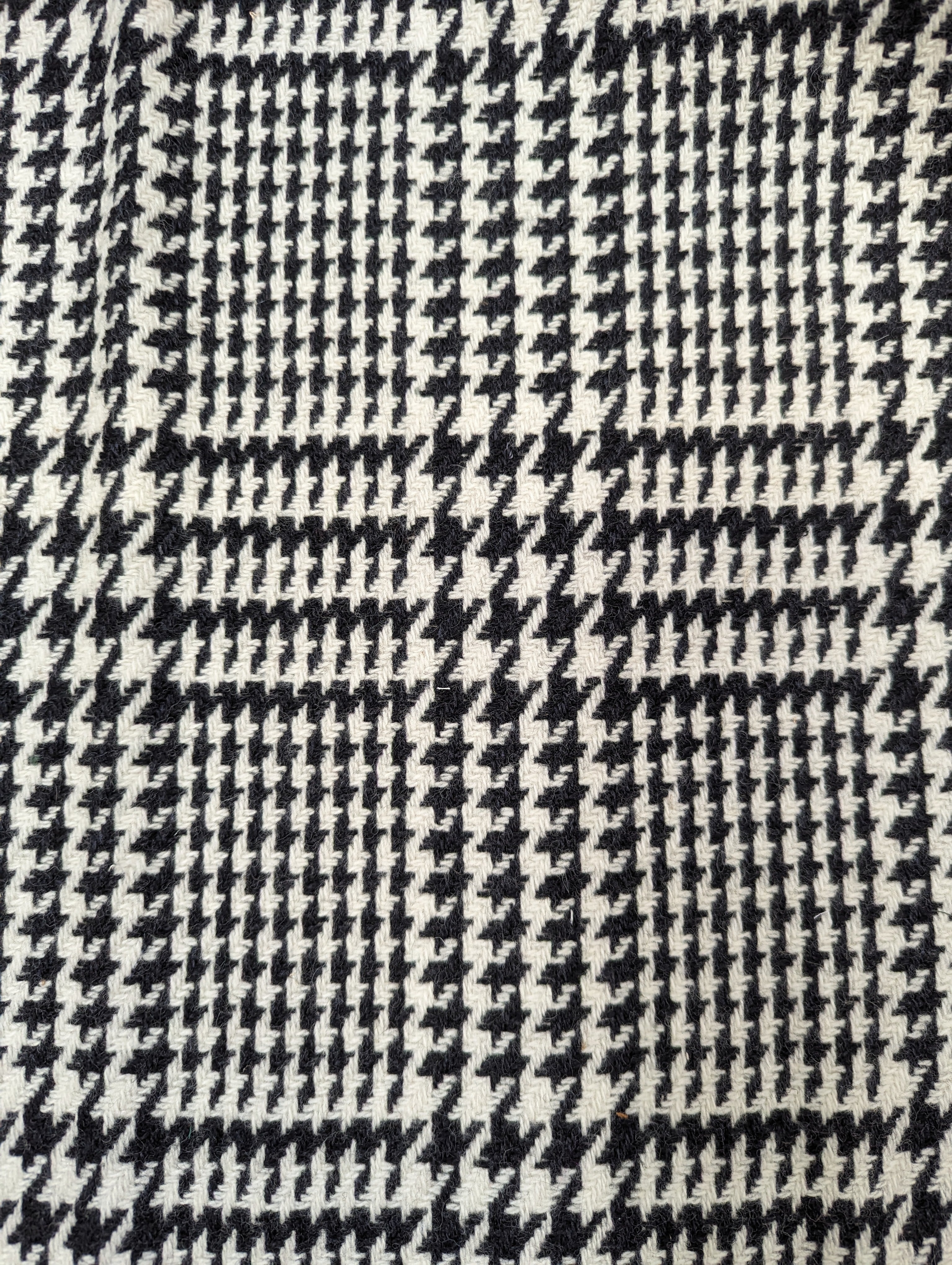 No. 988 Wool fabric Glencheck black/white